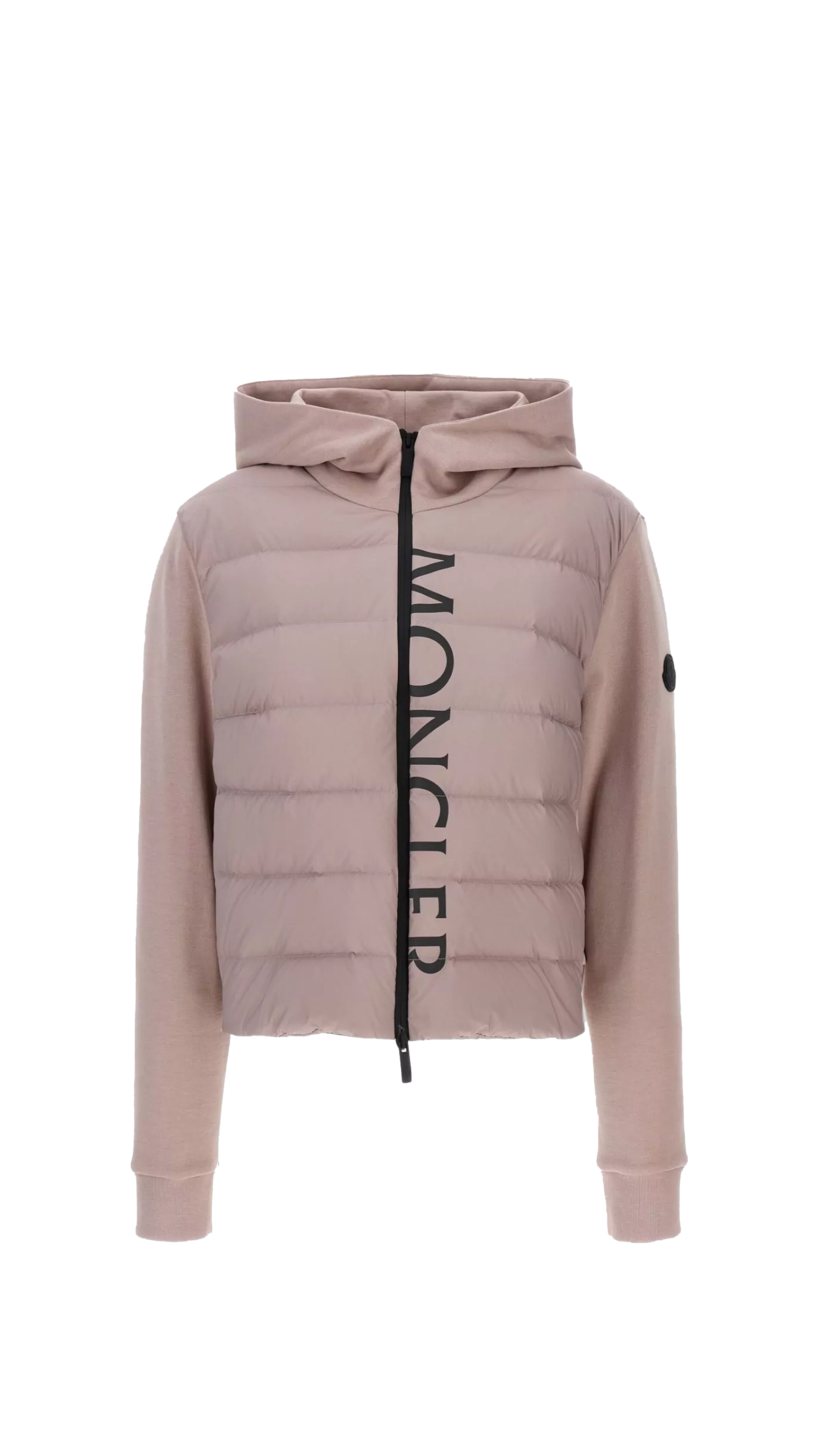 Hooded Padded Cardigan - Pink