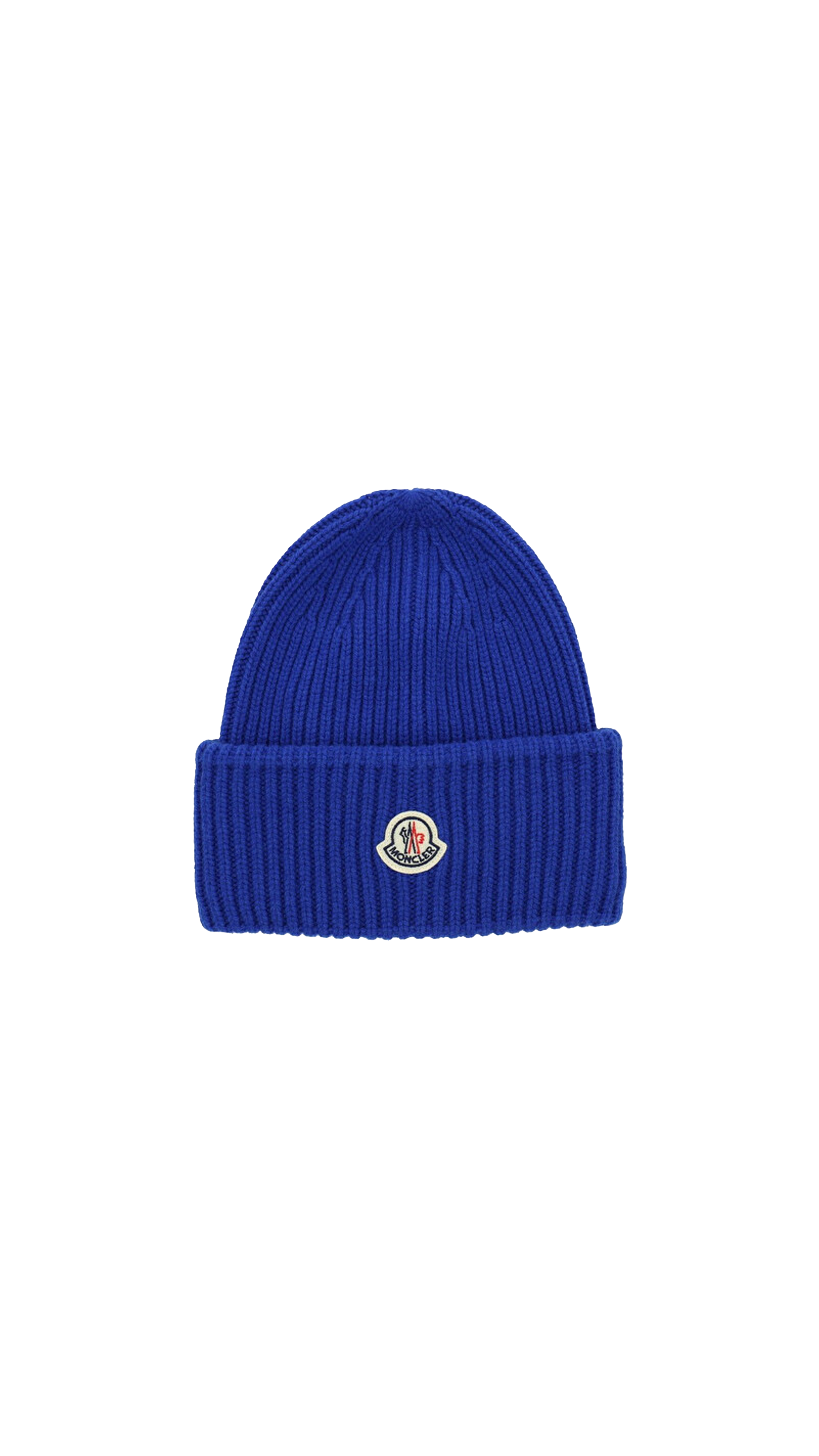 Wool Cashmere Beanie - Blue