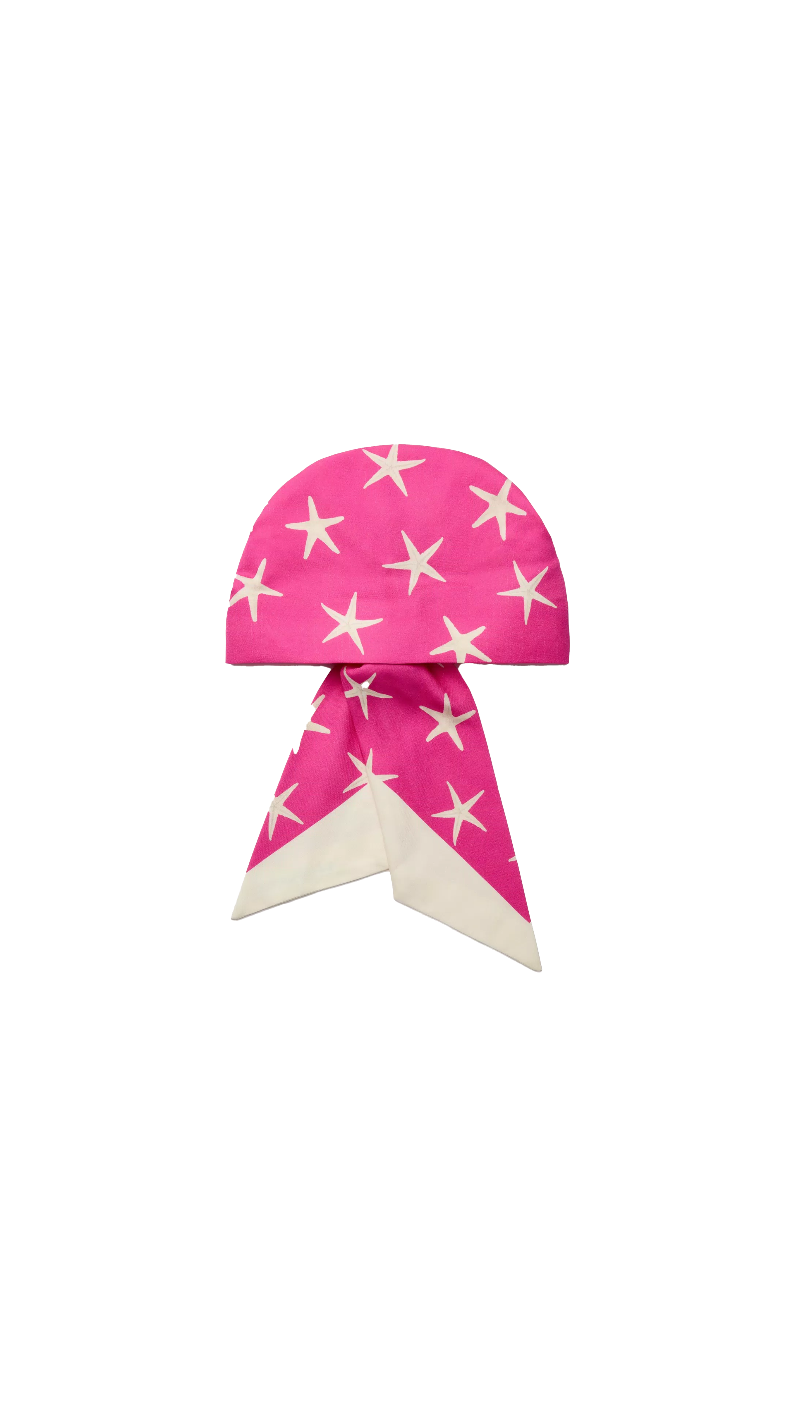 Escape Headband In Cotton And Silk - Pink