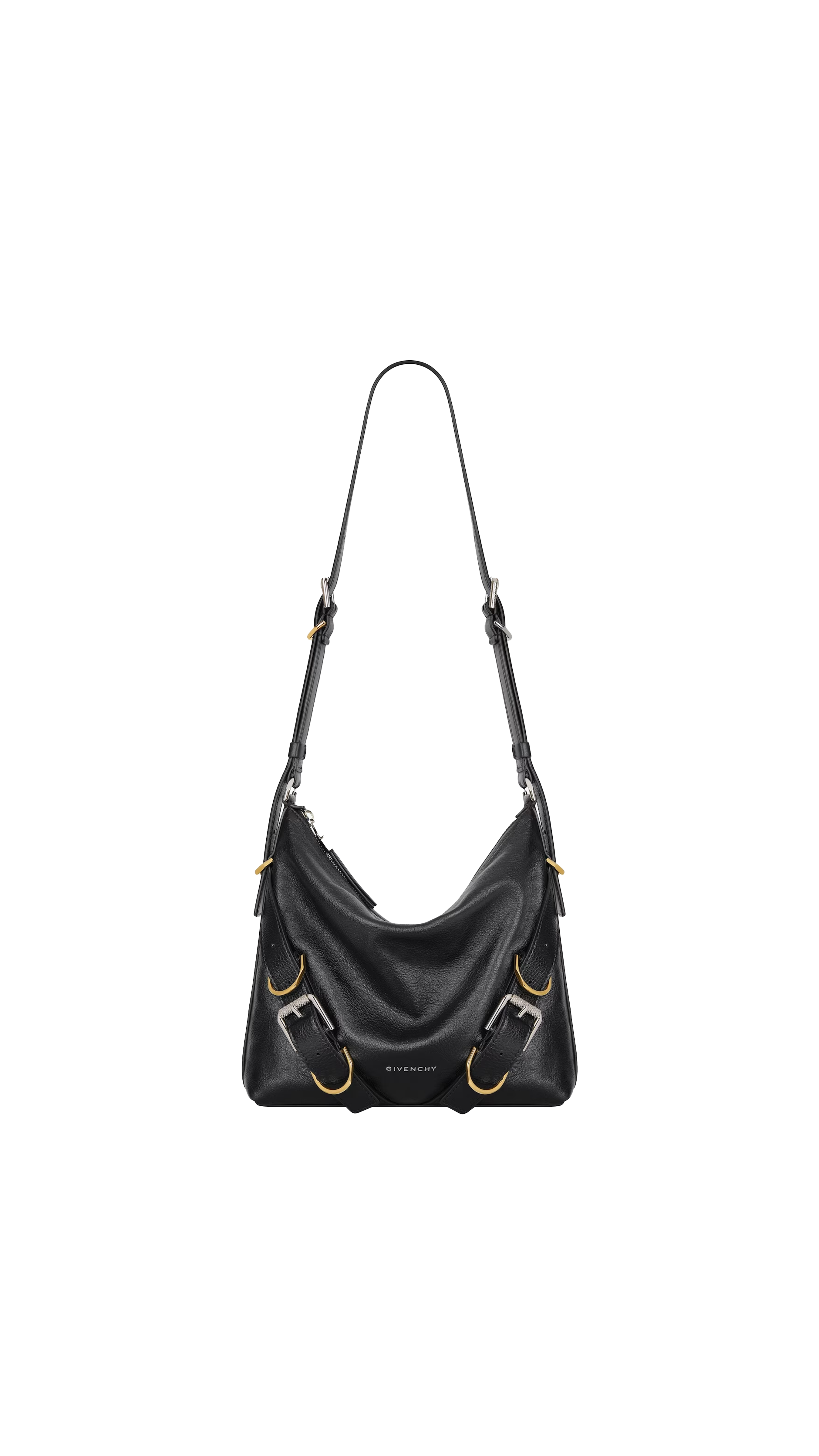 Voyou Crossbody Bag In Leather - Black