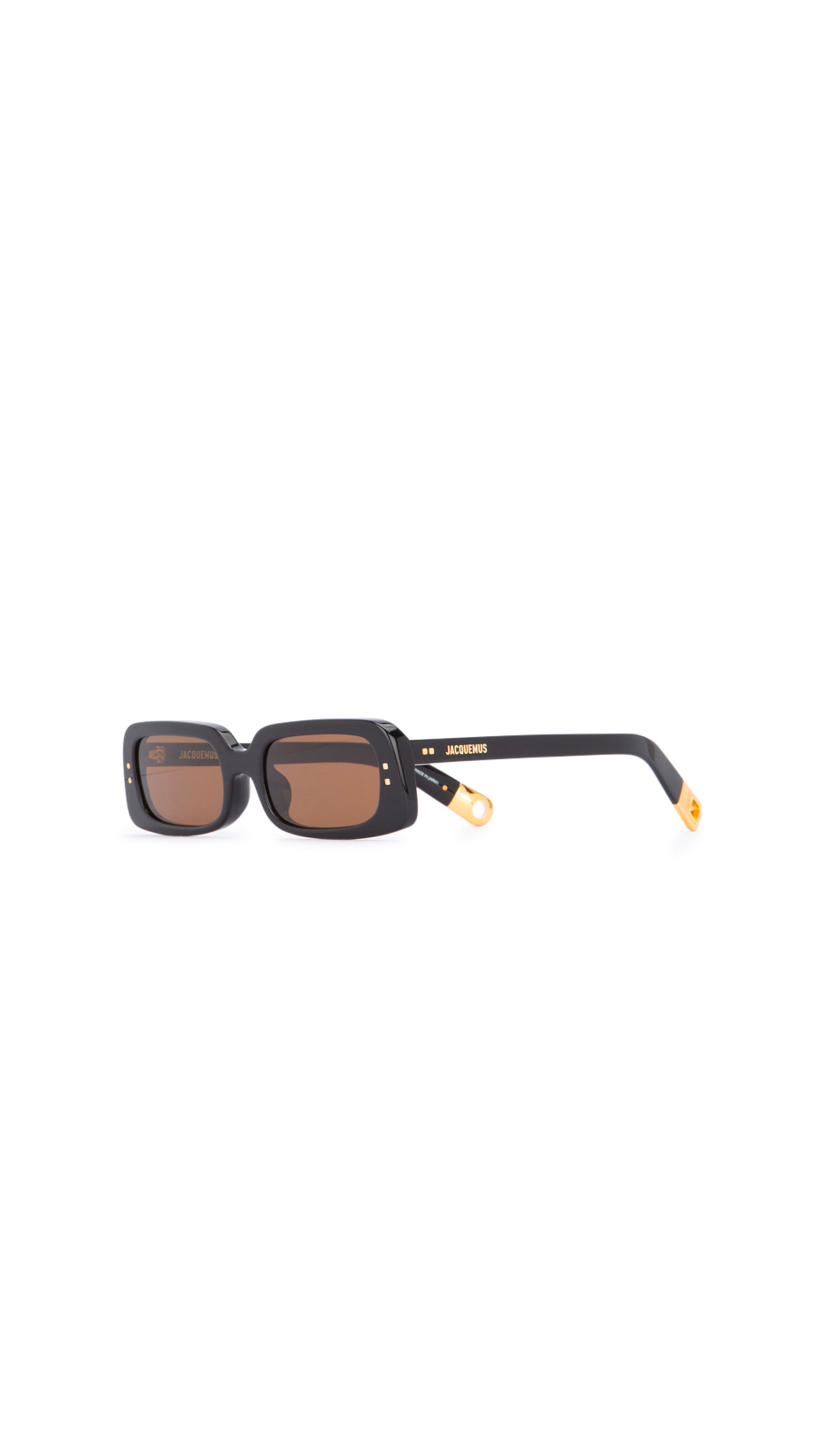 Azzuro Rectangular Sunglasses - Black