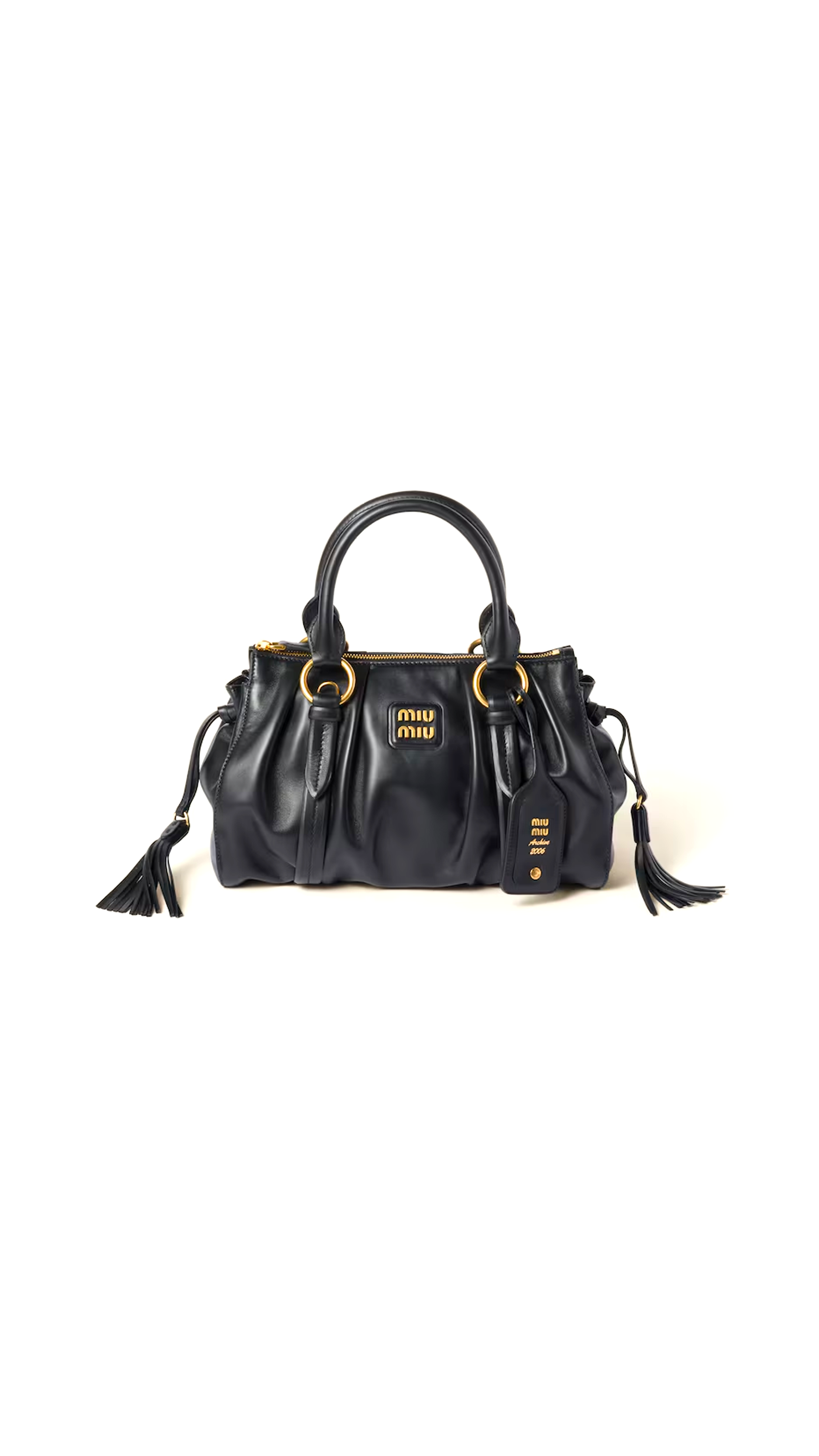 Joie Nappa Leather Bag - Black