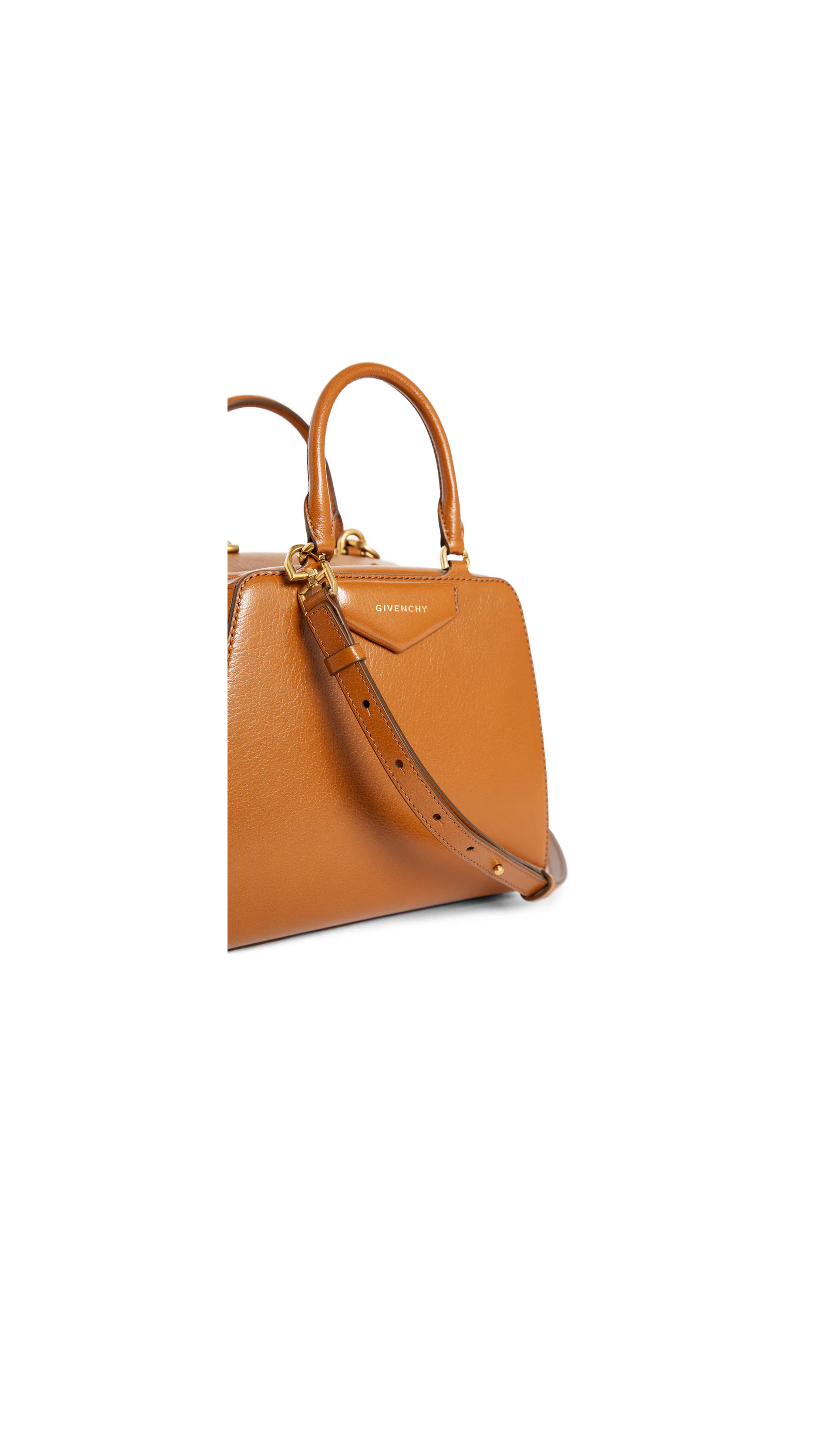 Mini Antigona Cube Bag - Brown