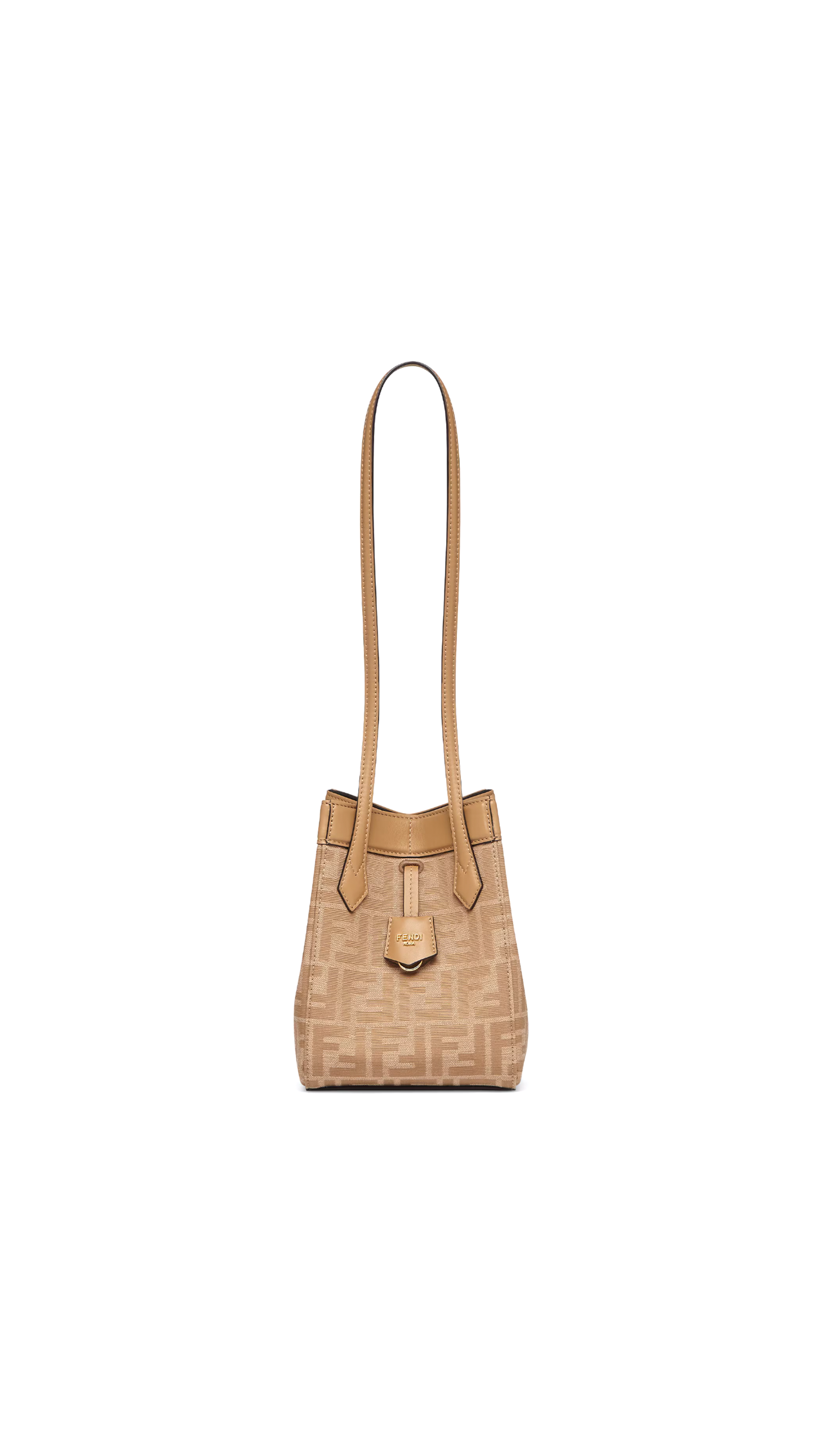 FF Jacquard Origami Mini Bag - Beige