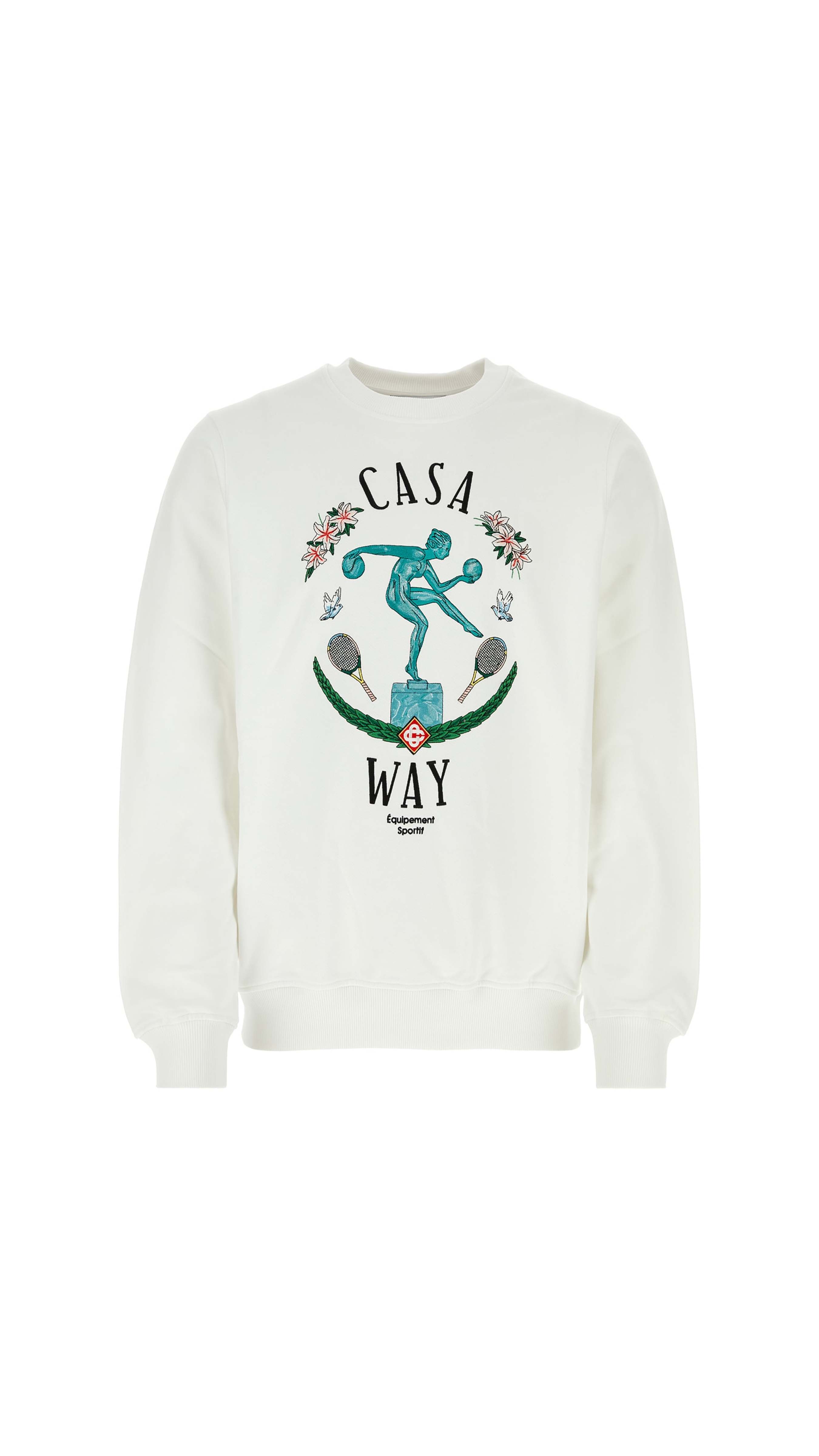 Statue en Marbre Sweatshirt - White