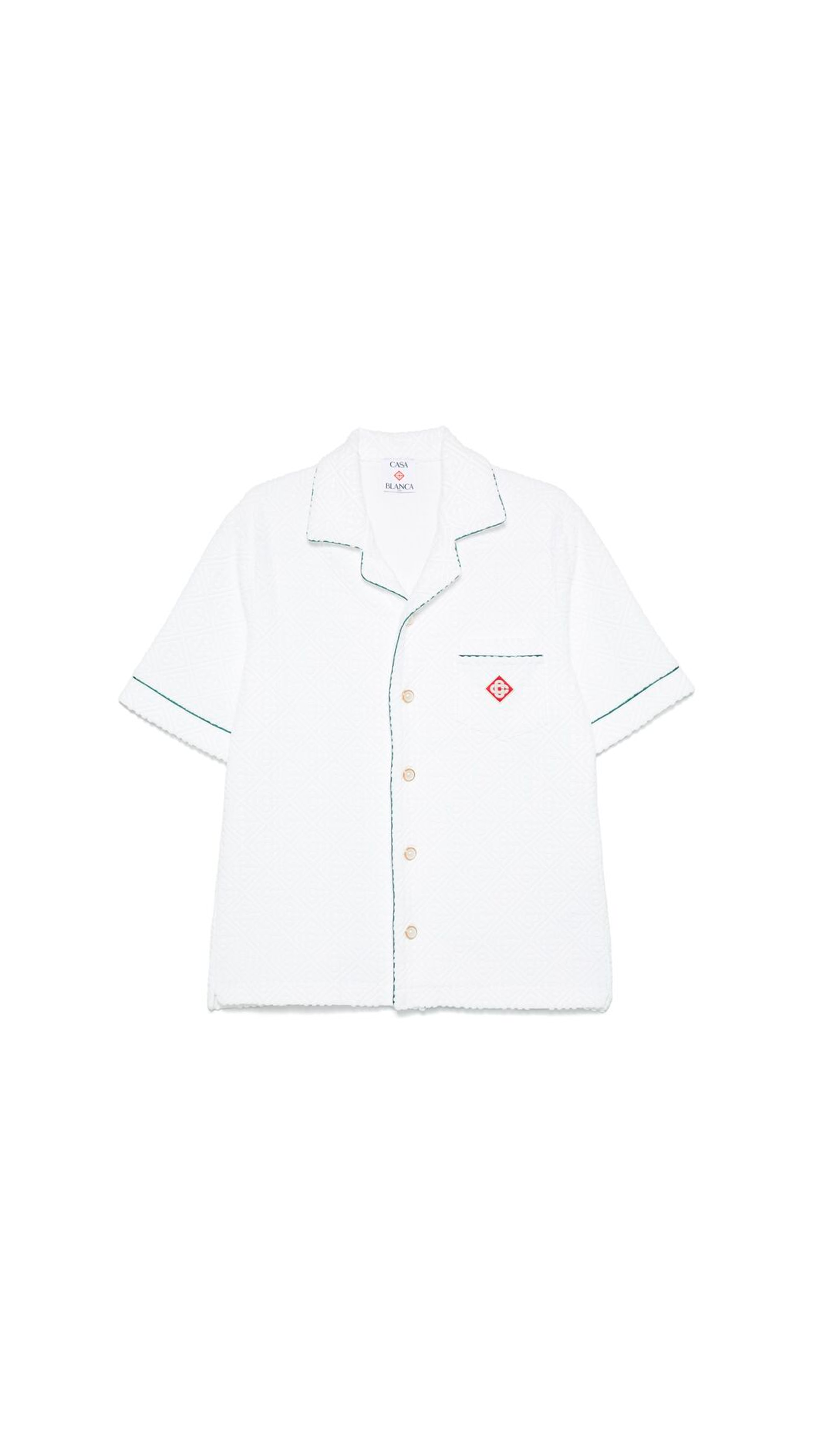 Terry Cloth Shirt - White