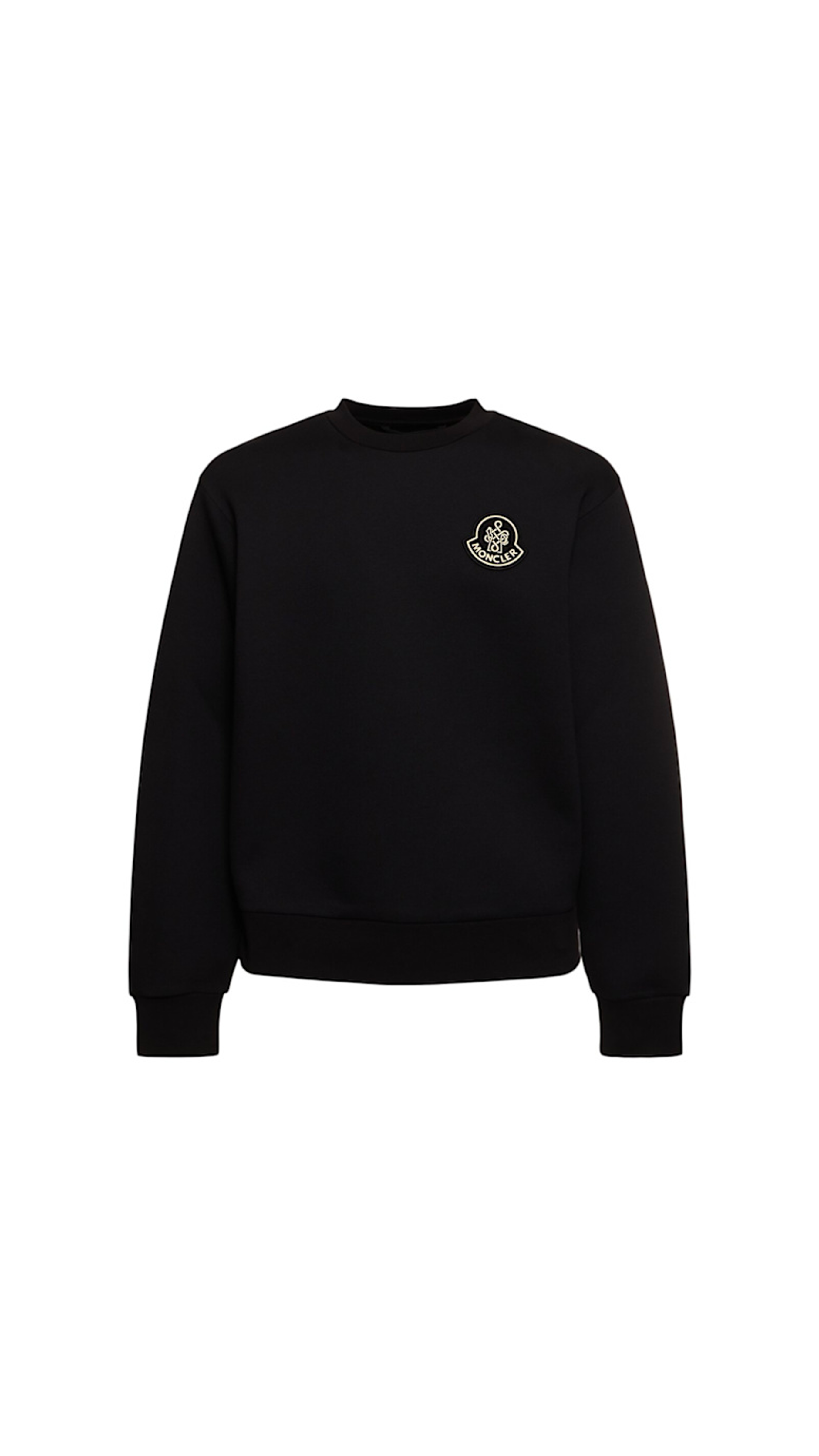 Year of the Snake Patch Neoprene Sweatshirt - Black