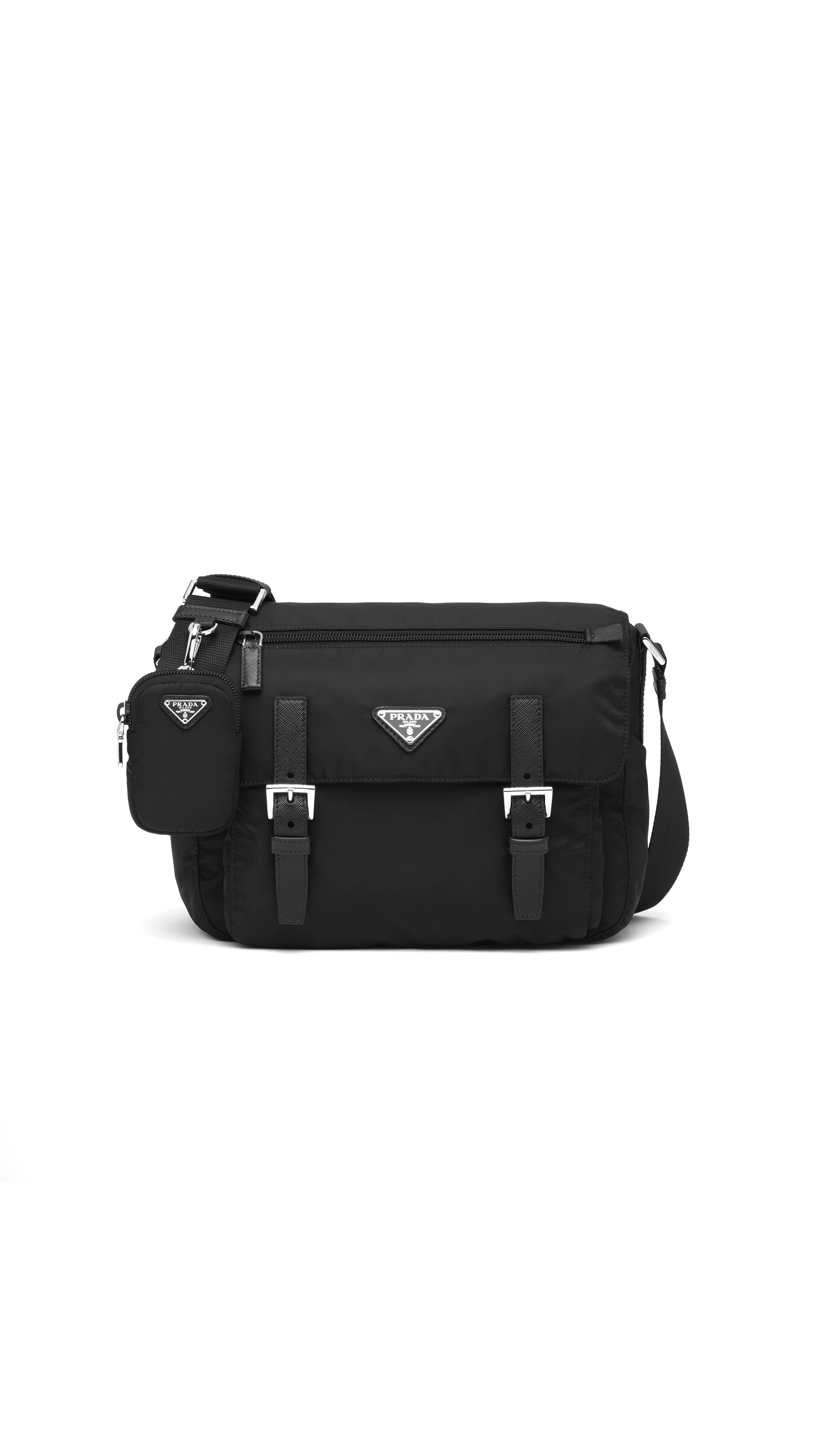 Re-Nylon Shoulder Bag - Black