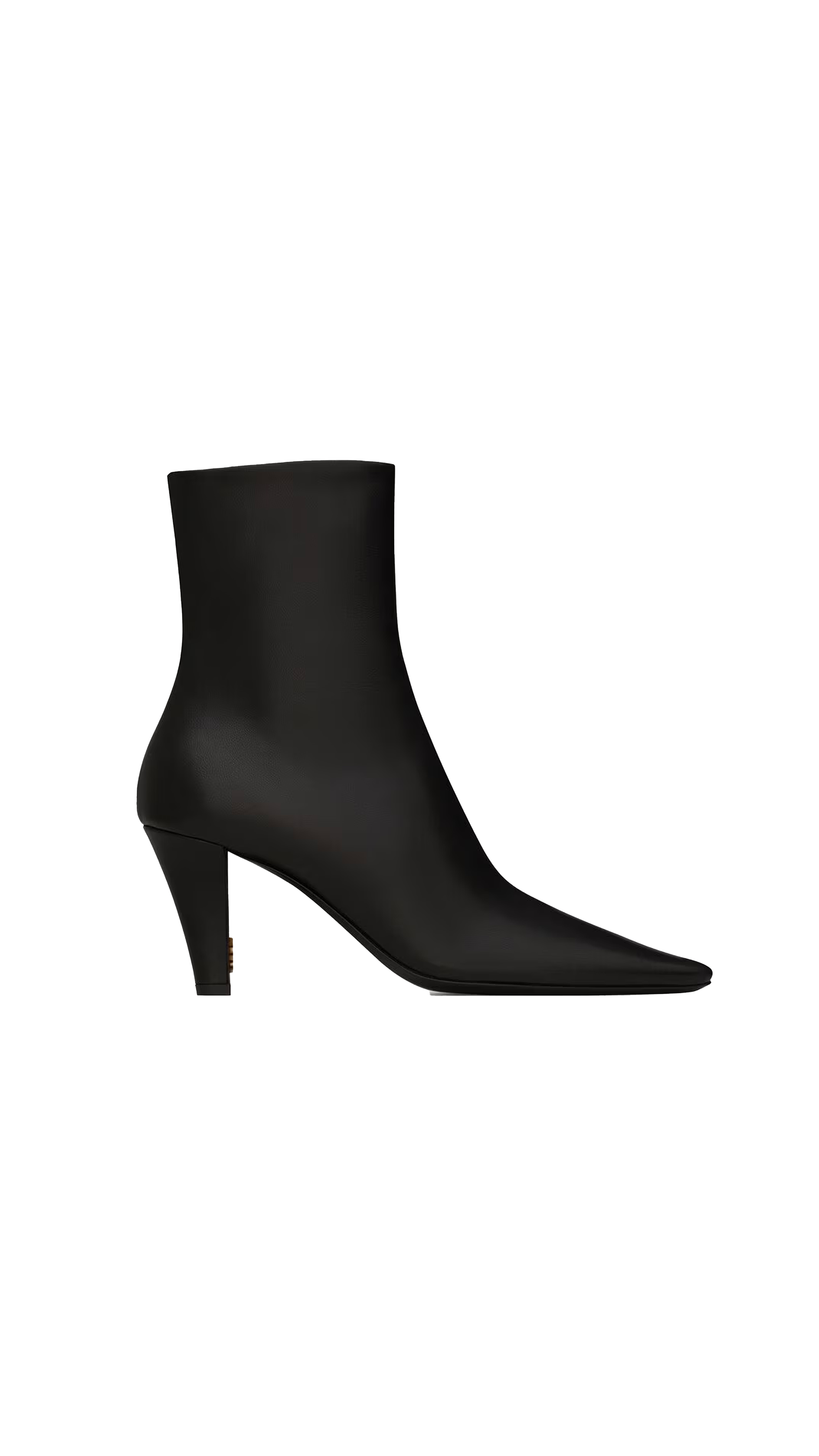 Jill Booties In Smooth Leather - Black