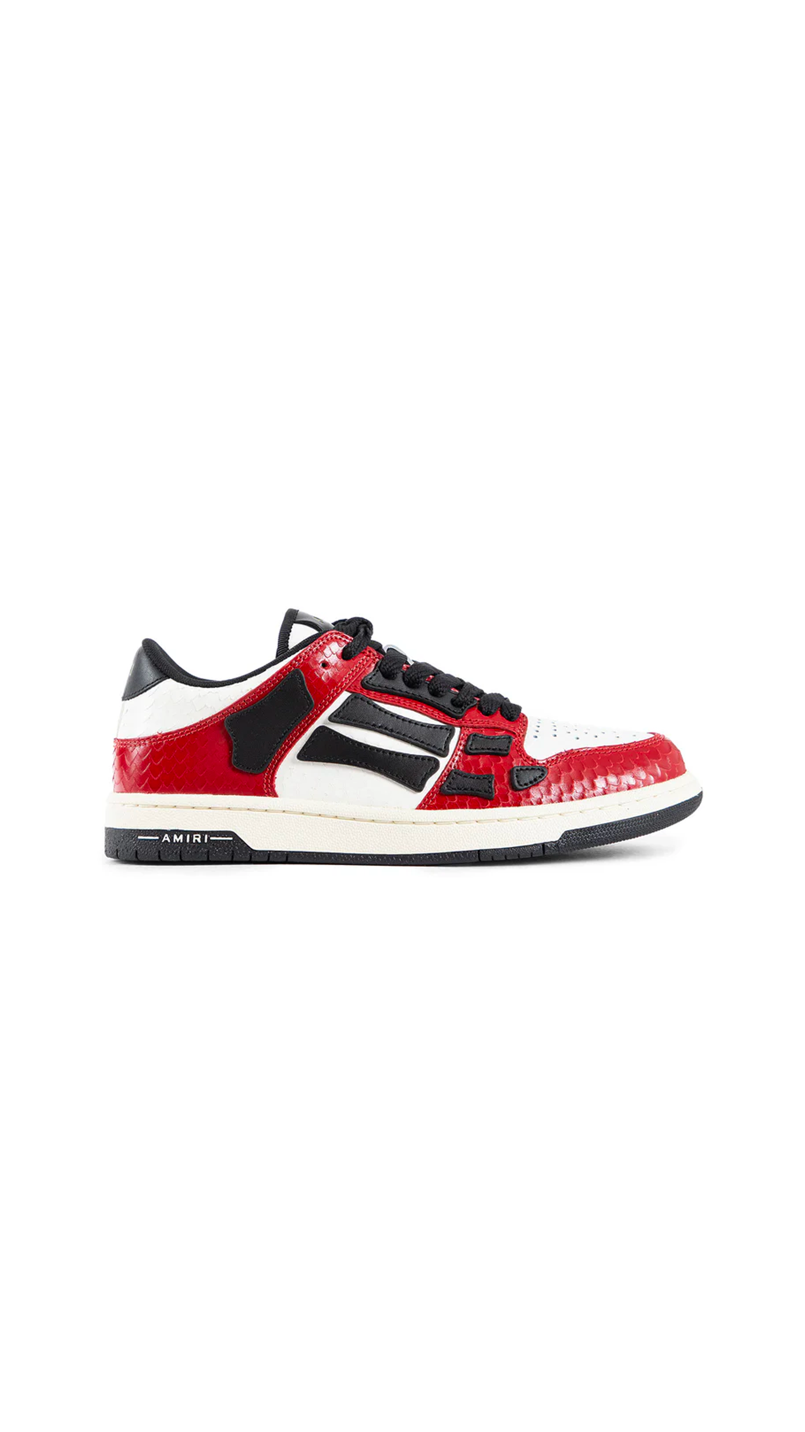 Skel Low Top Sneakers - Red/White/Black