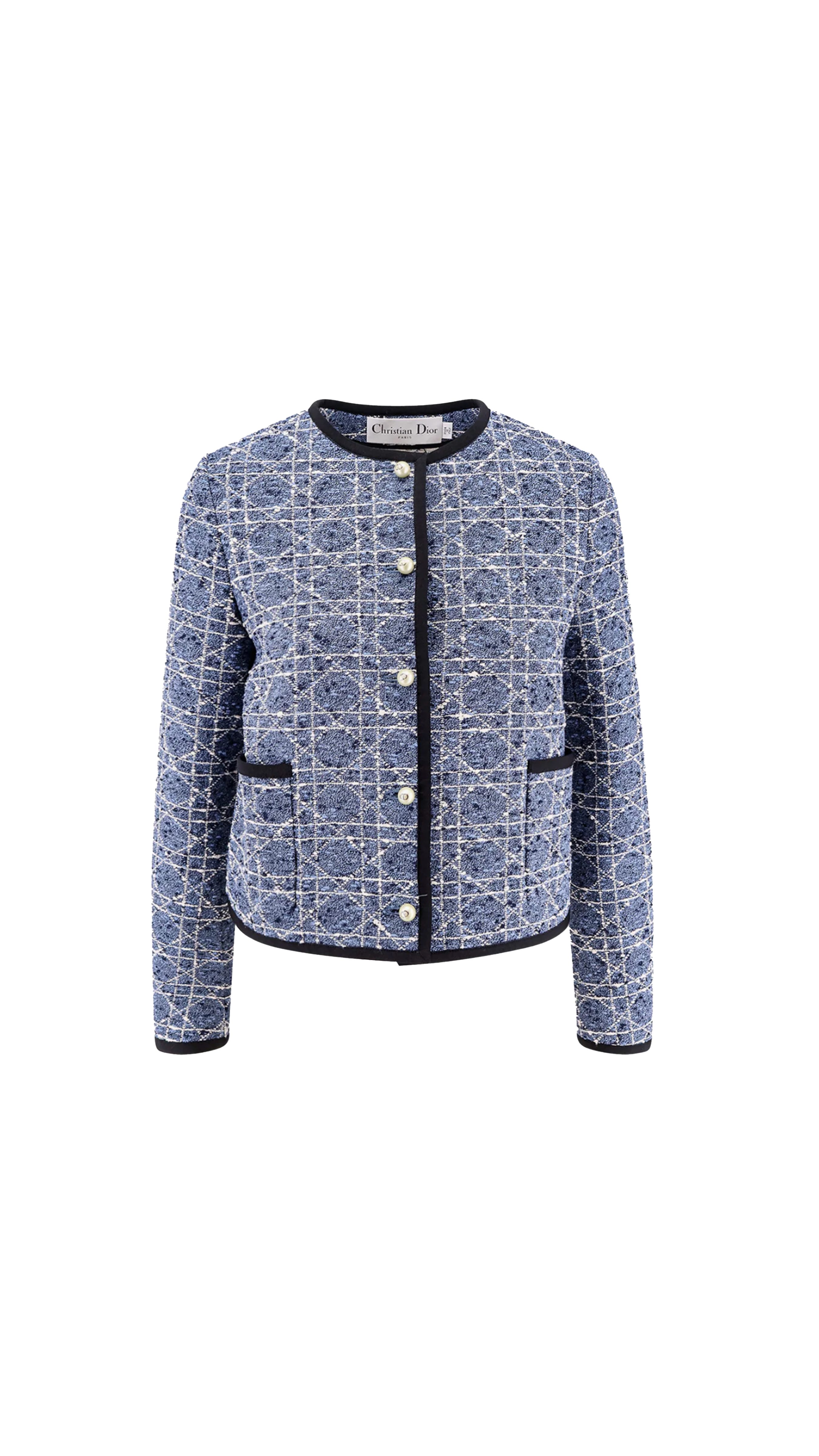 Dior Or Macrocannage Jacket - Blue