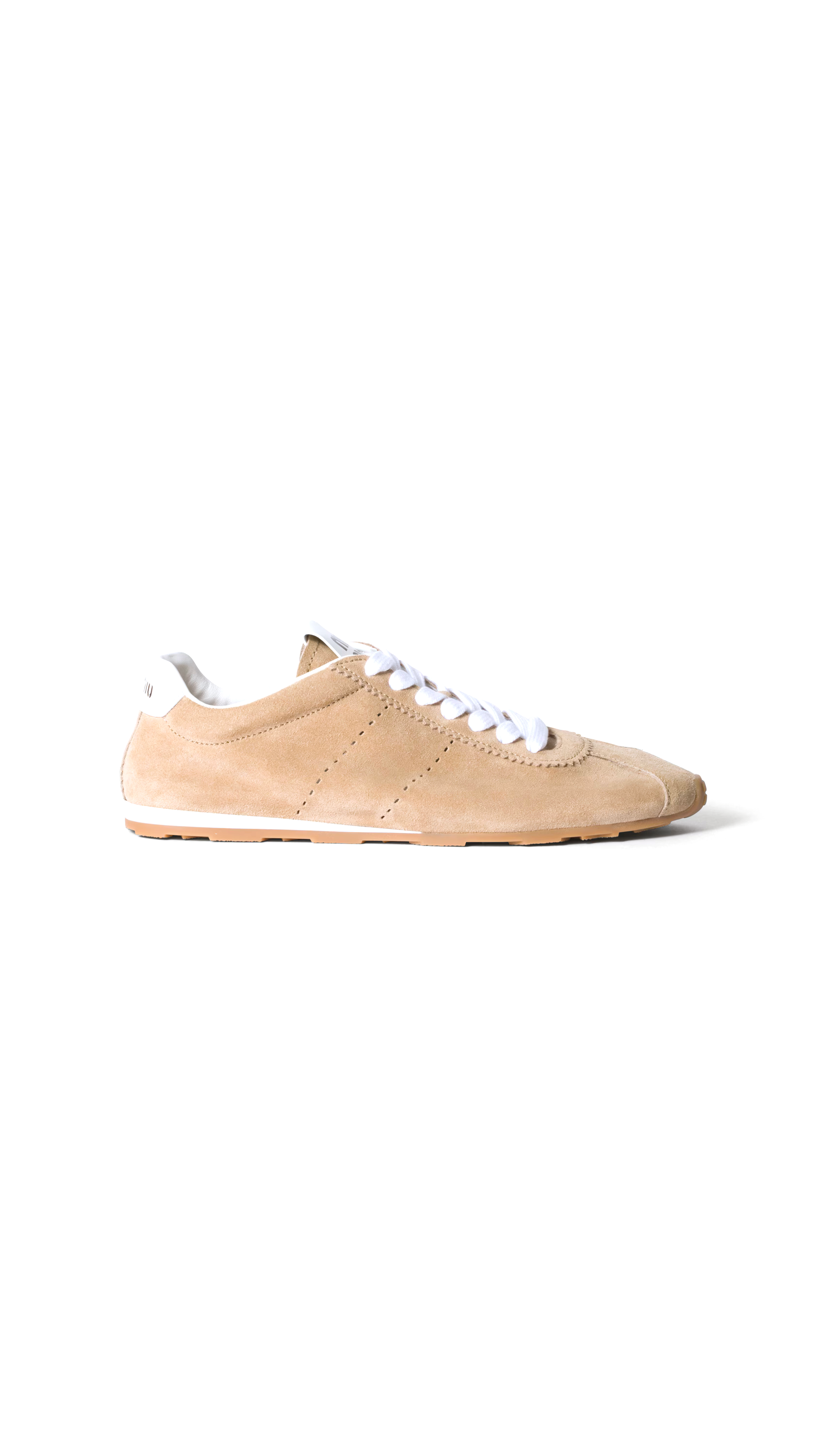 Plume Suede Sneakers - Beige