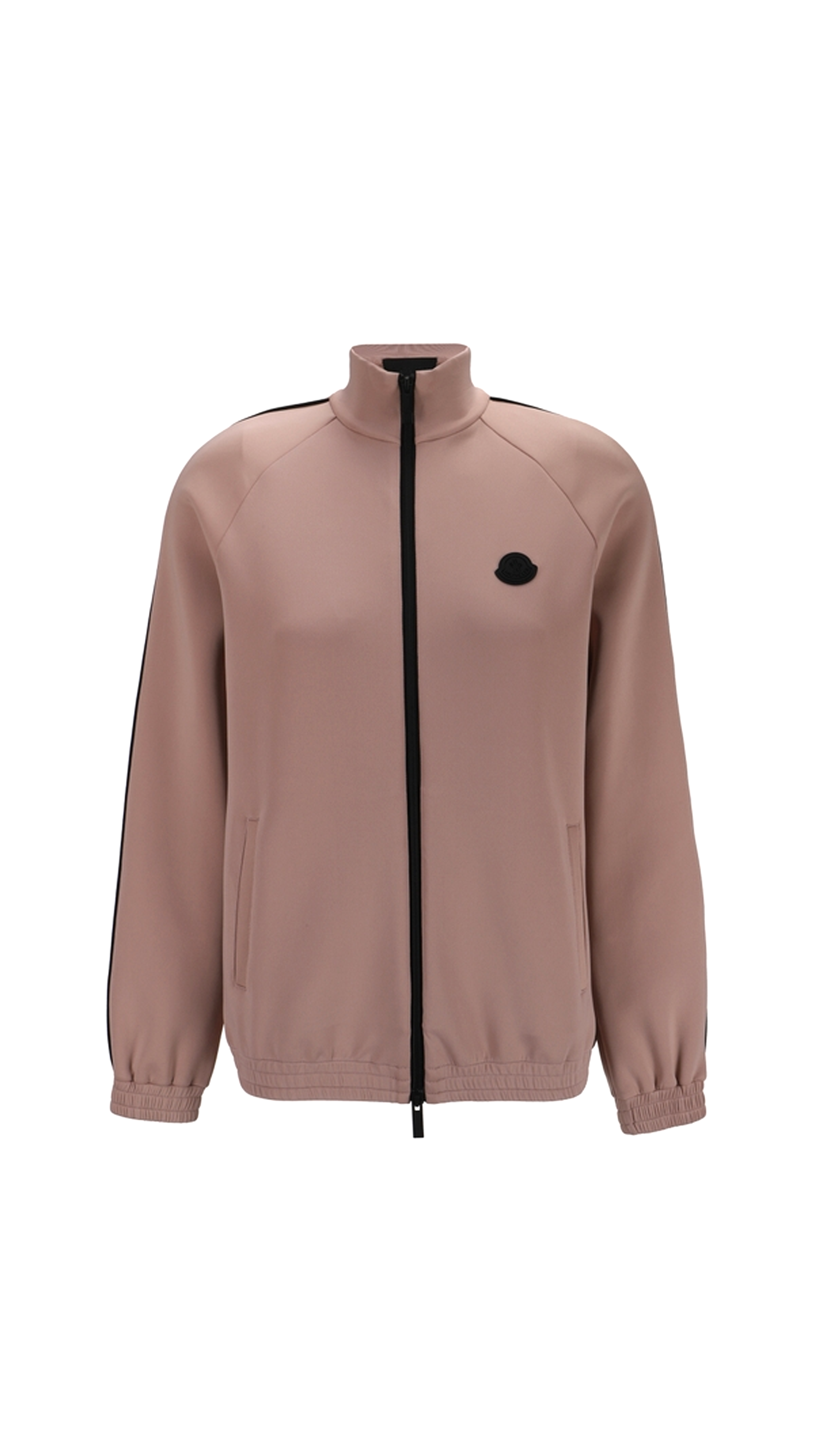 Neoprene Zip-up Sweatshirt - Pink