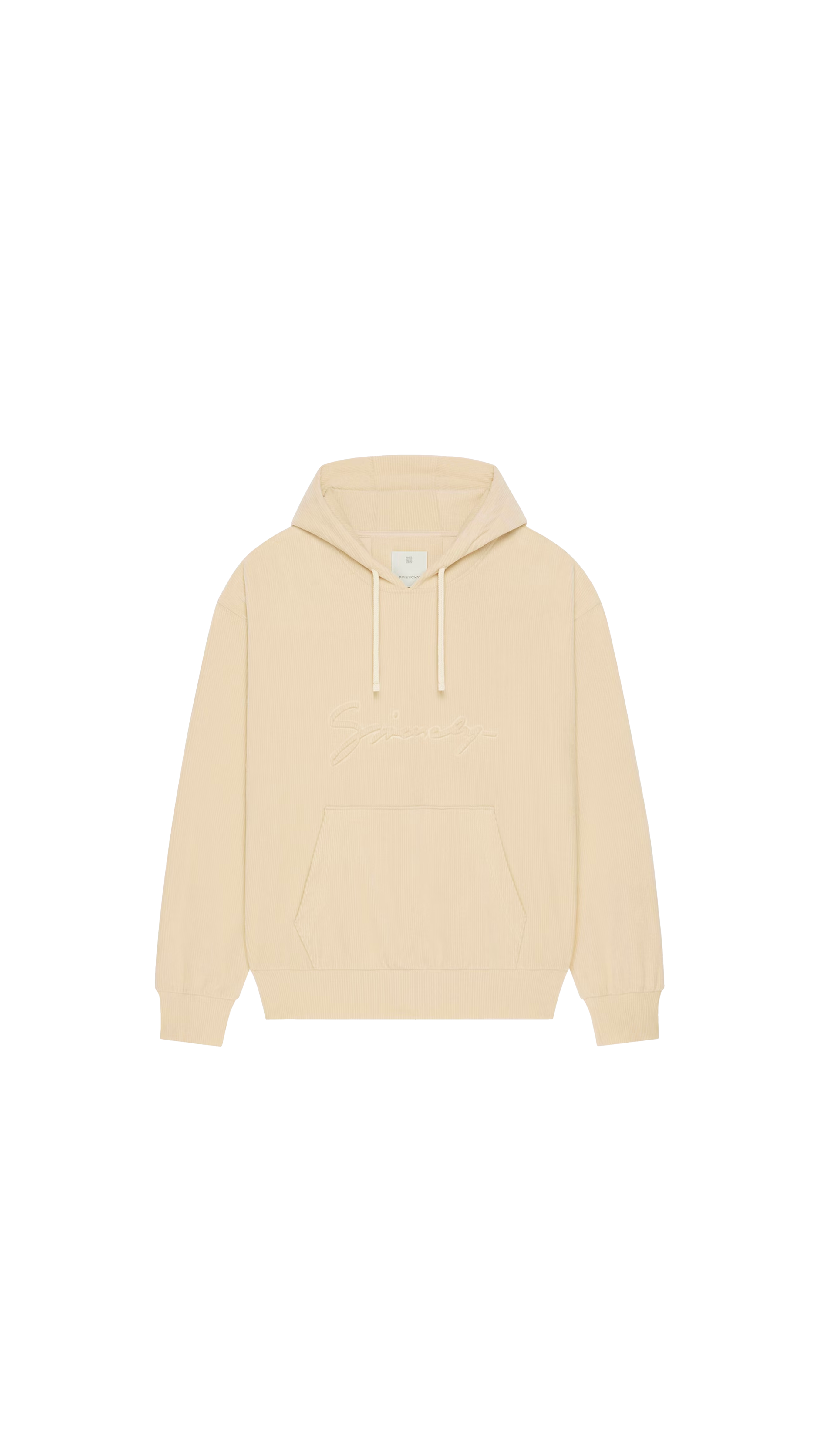 Stretch Corduroy Sweatshirt - Cream