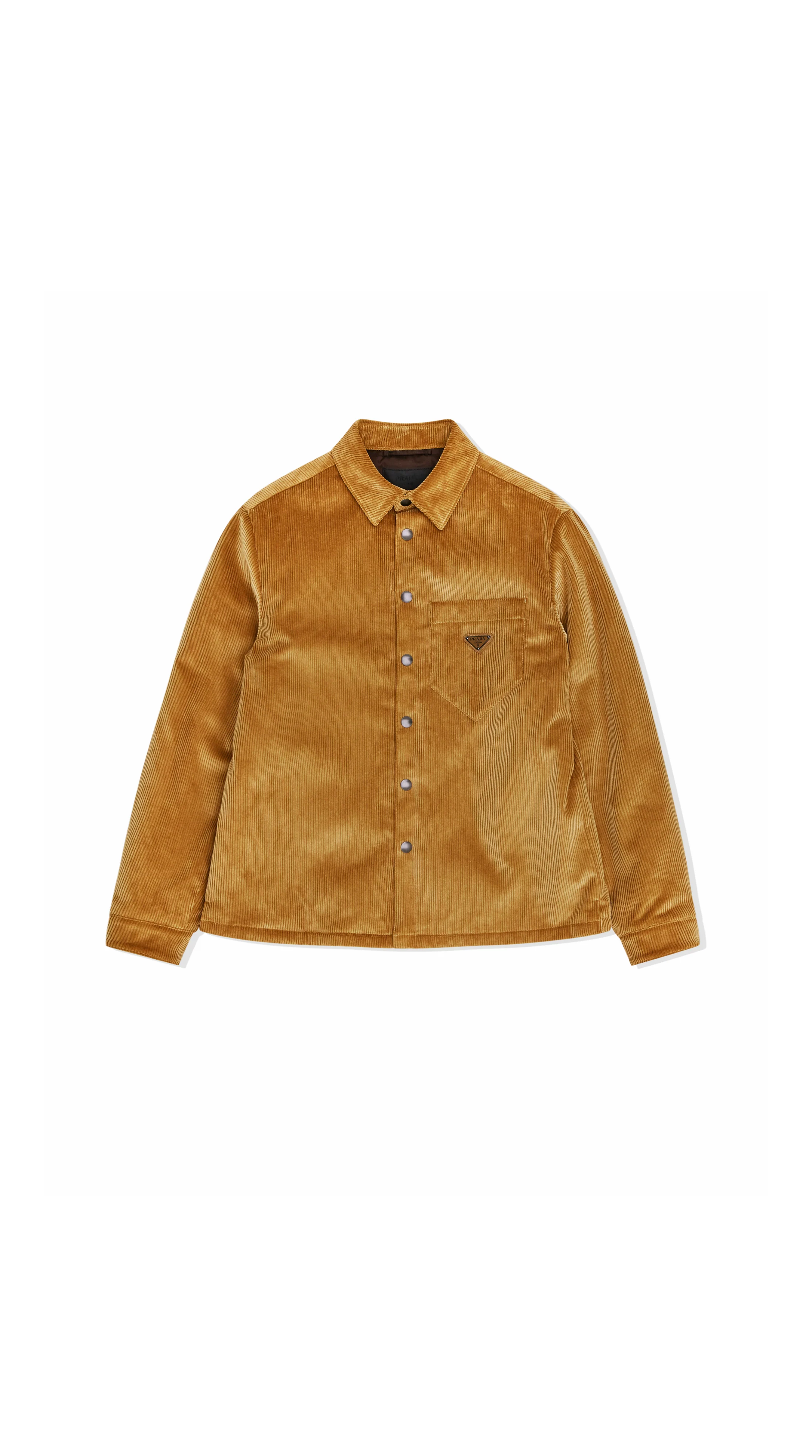 Corduroy Overshirt Jacket - Mustard