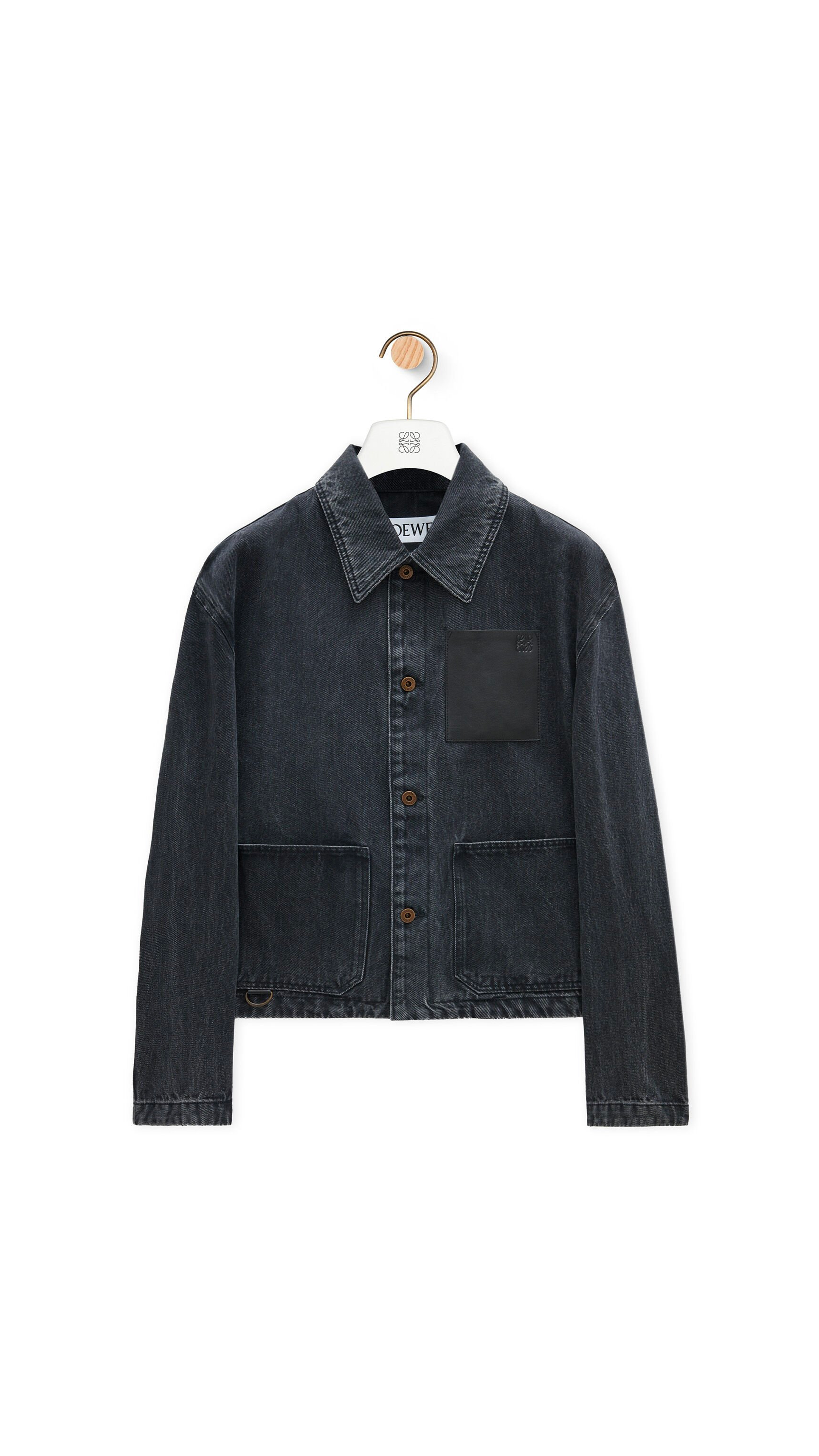 Workwear Jacket in Denim - Black