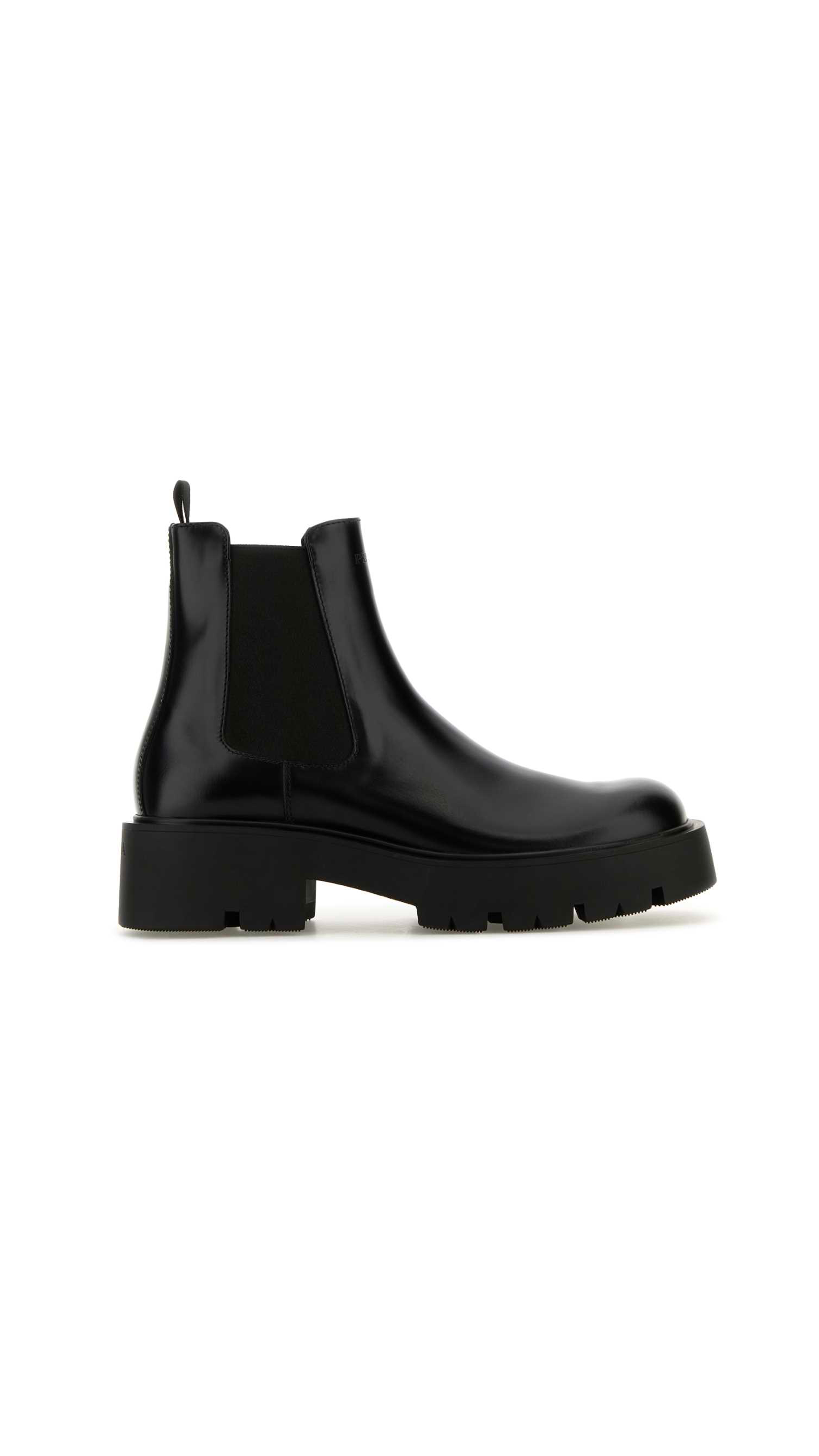 Leather Chelsea Boots - Black