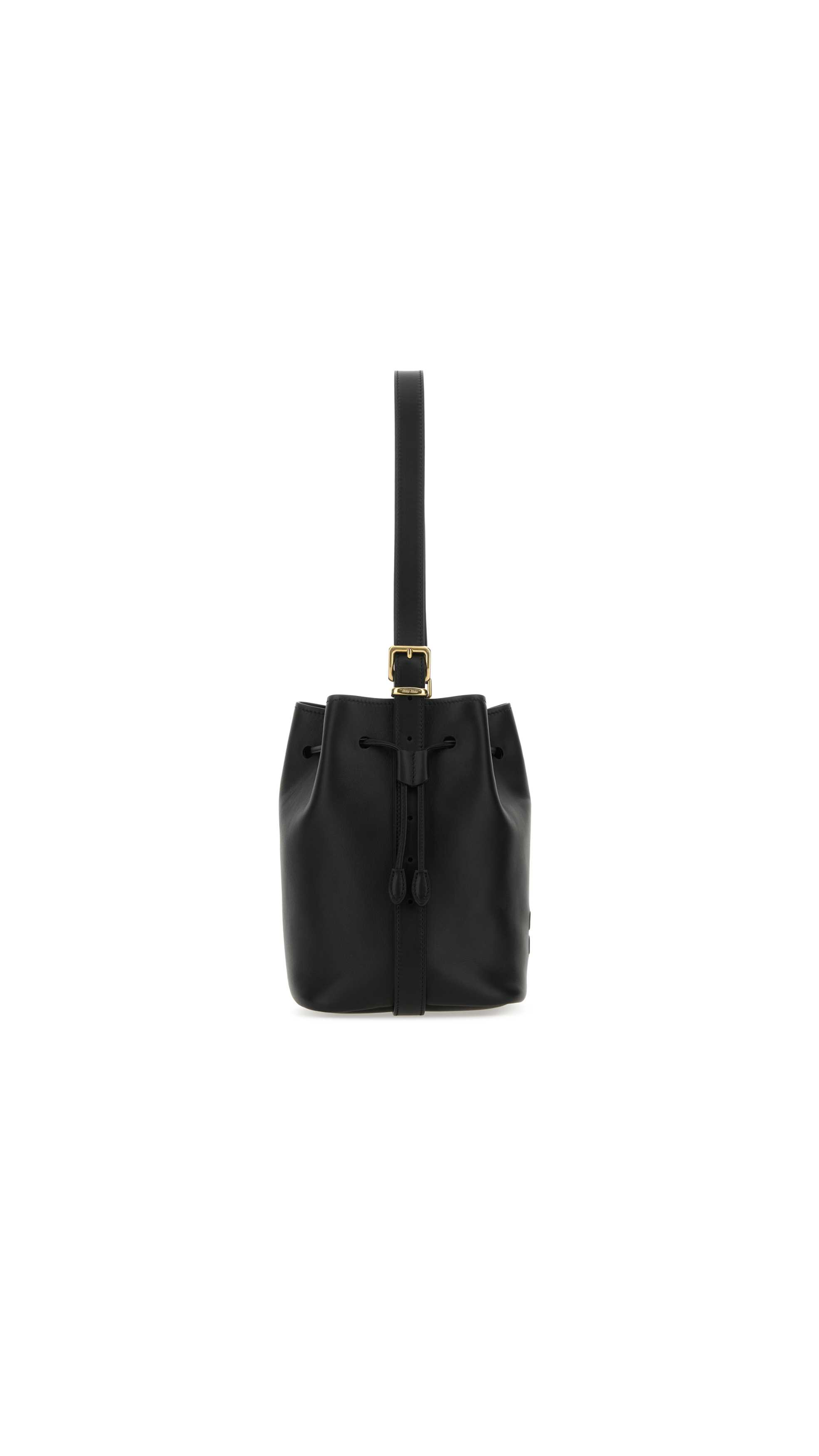 Nappa Leather Bucket Bag