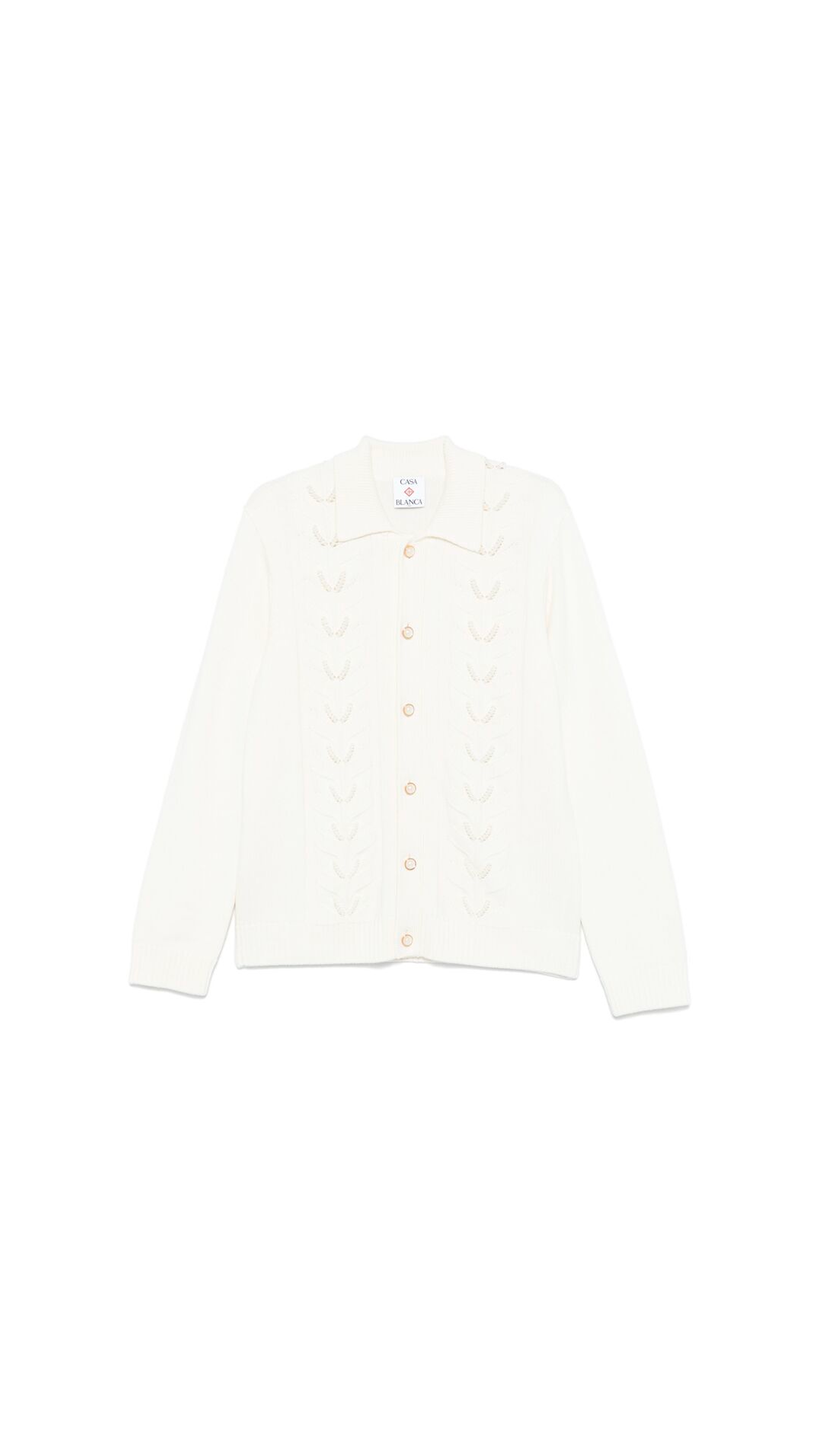 Laurel Knit Cardigan - White