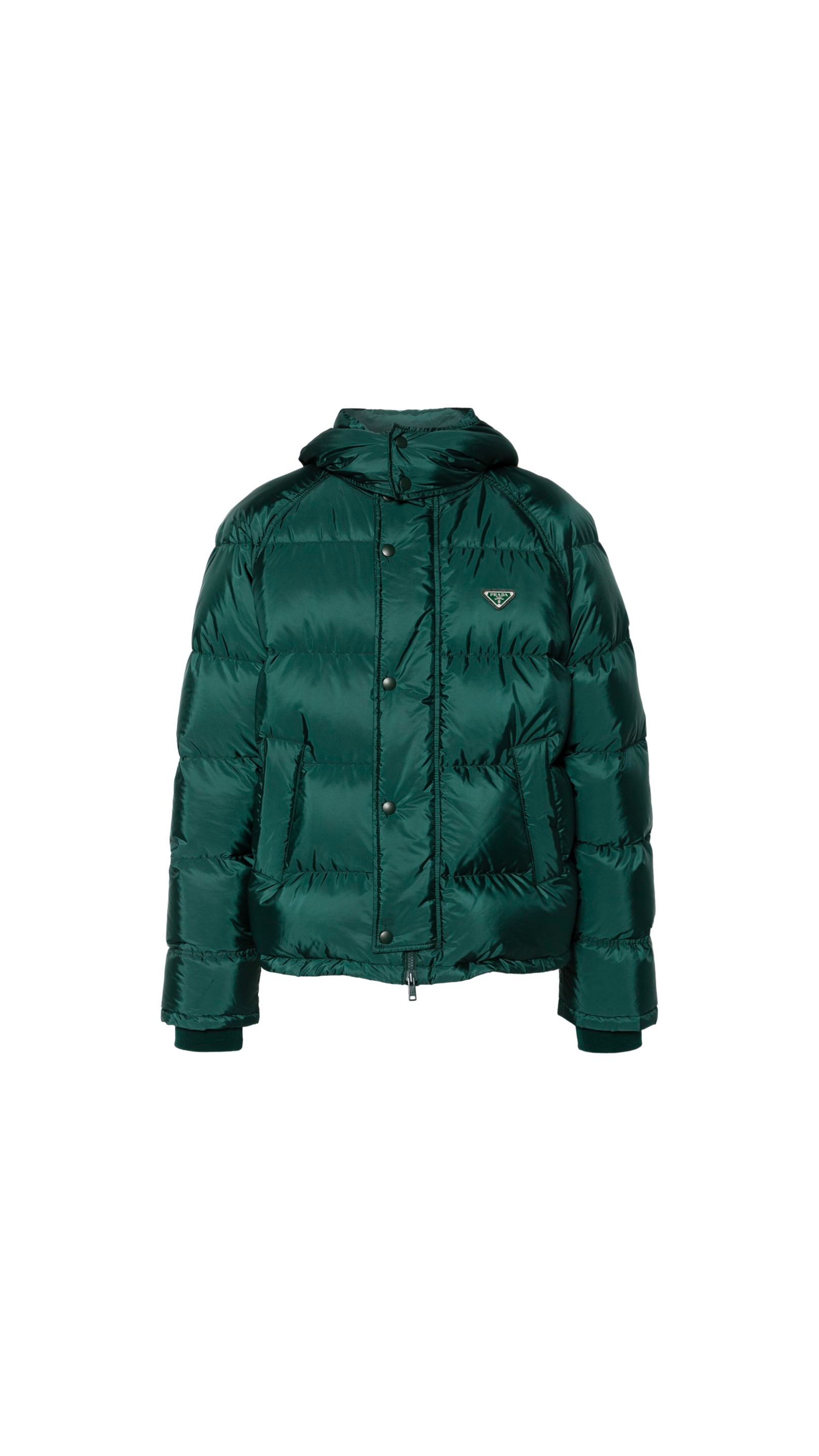 Nylon Down Jacket - Green