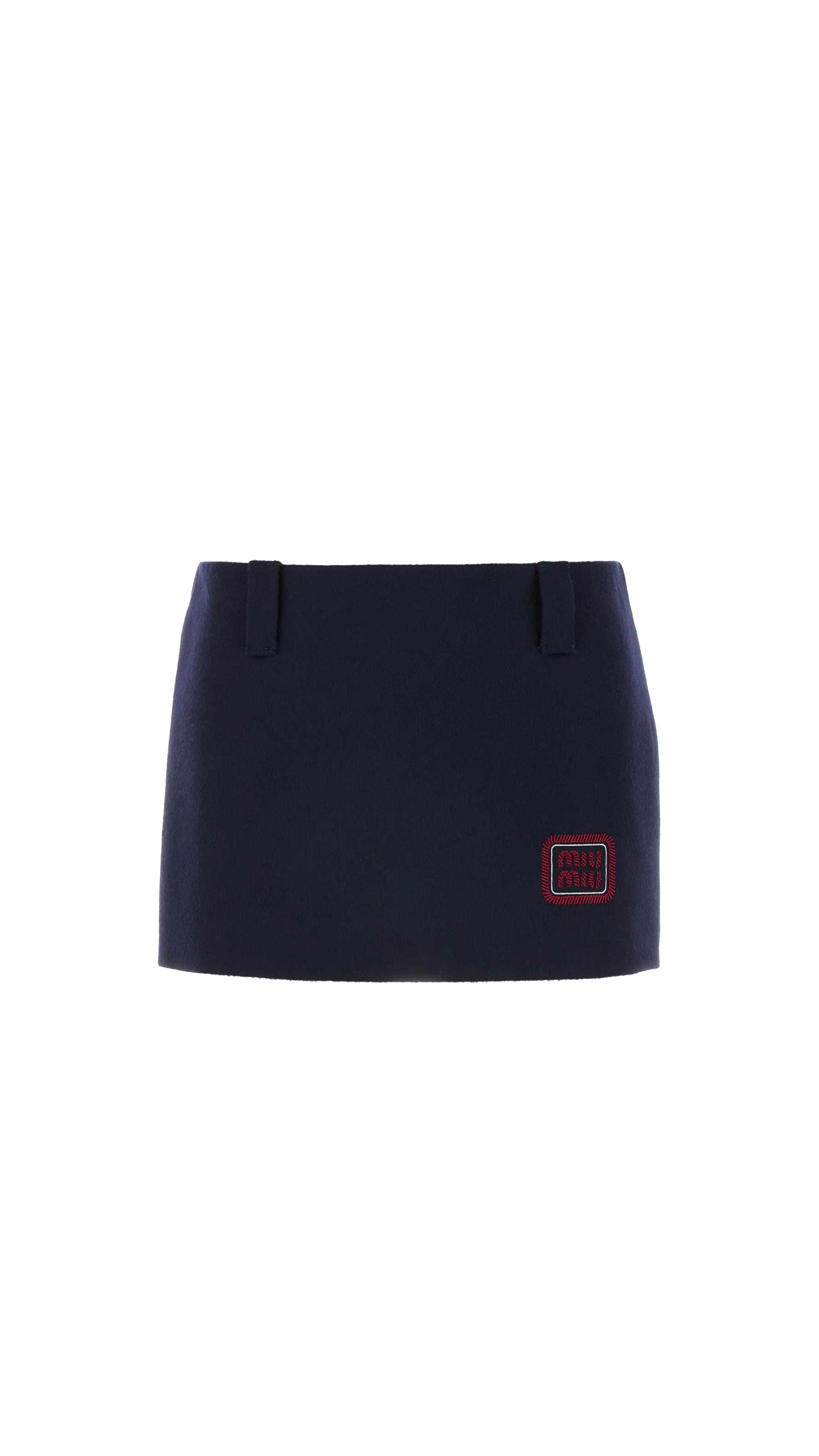 Wool Skirt - Navy