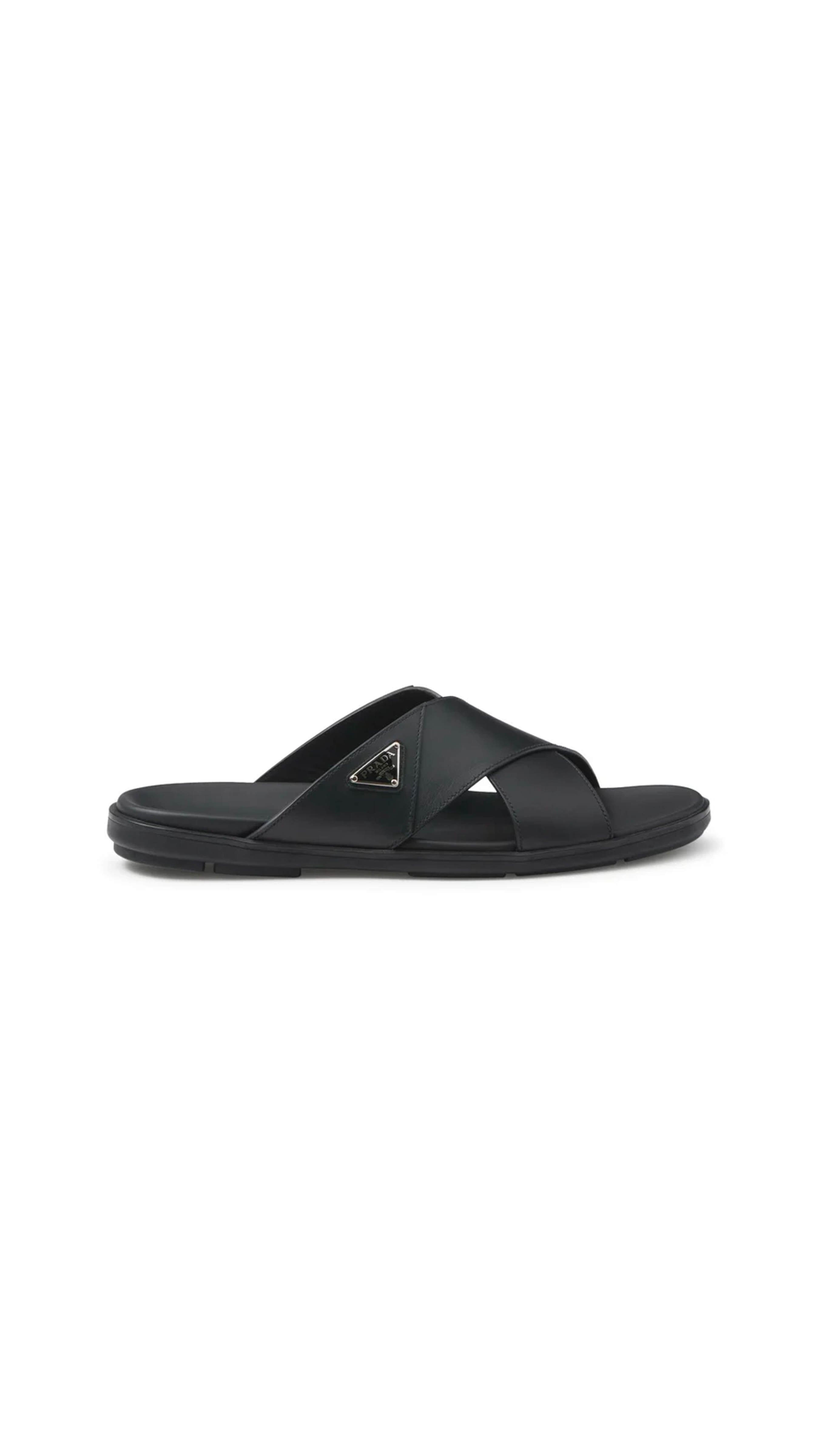 Leather Sandals - Black