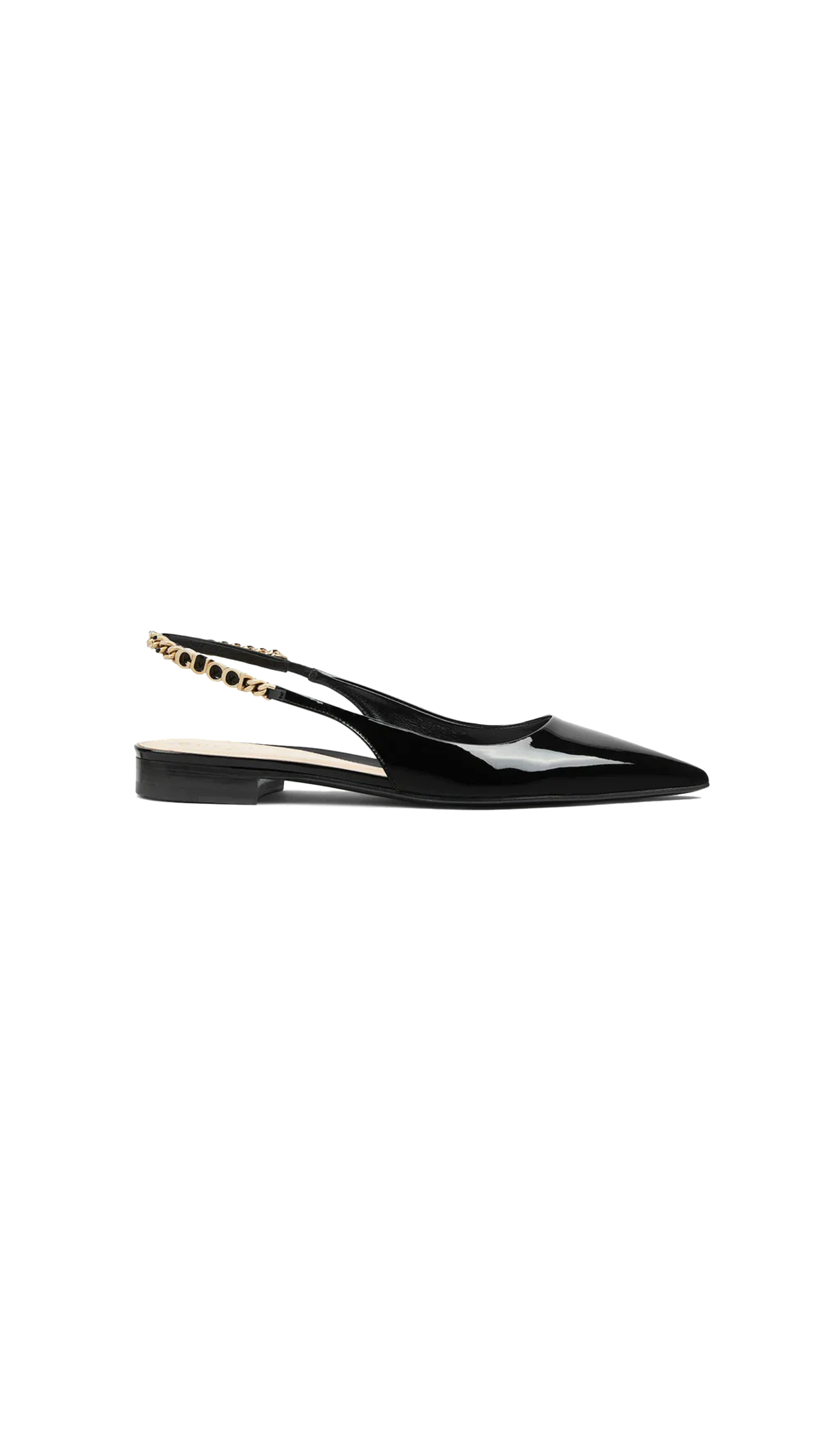 Gucci Signoria Ballet Flat - Black