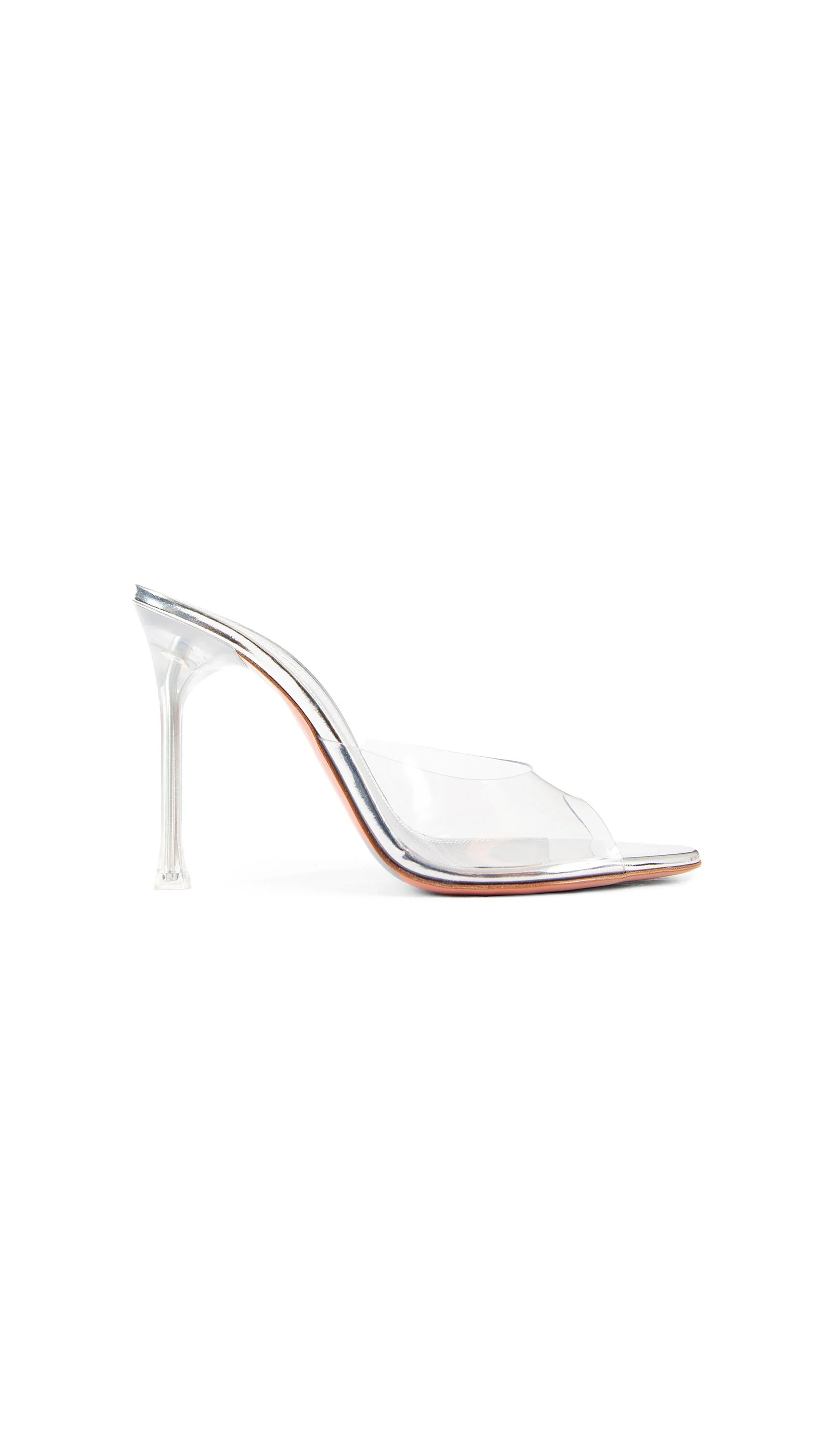 Alexa Glass Pvc 105 Mules - Clear