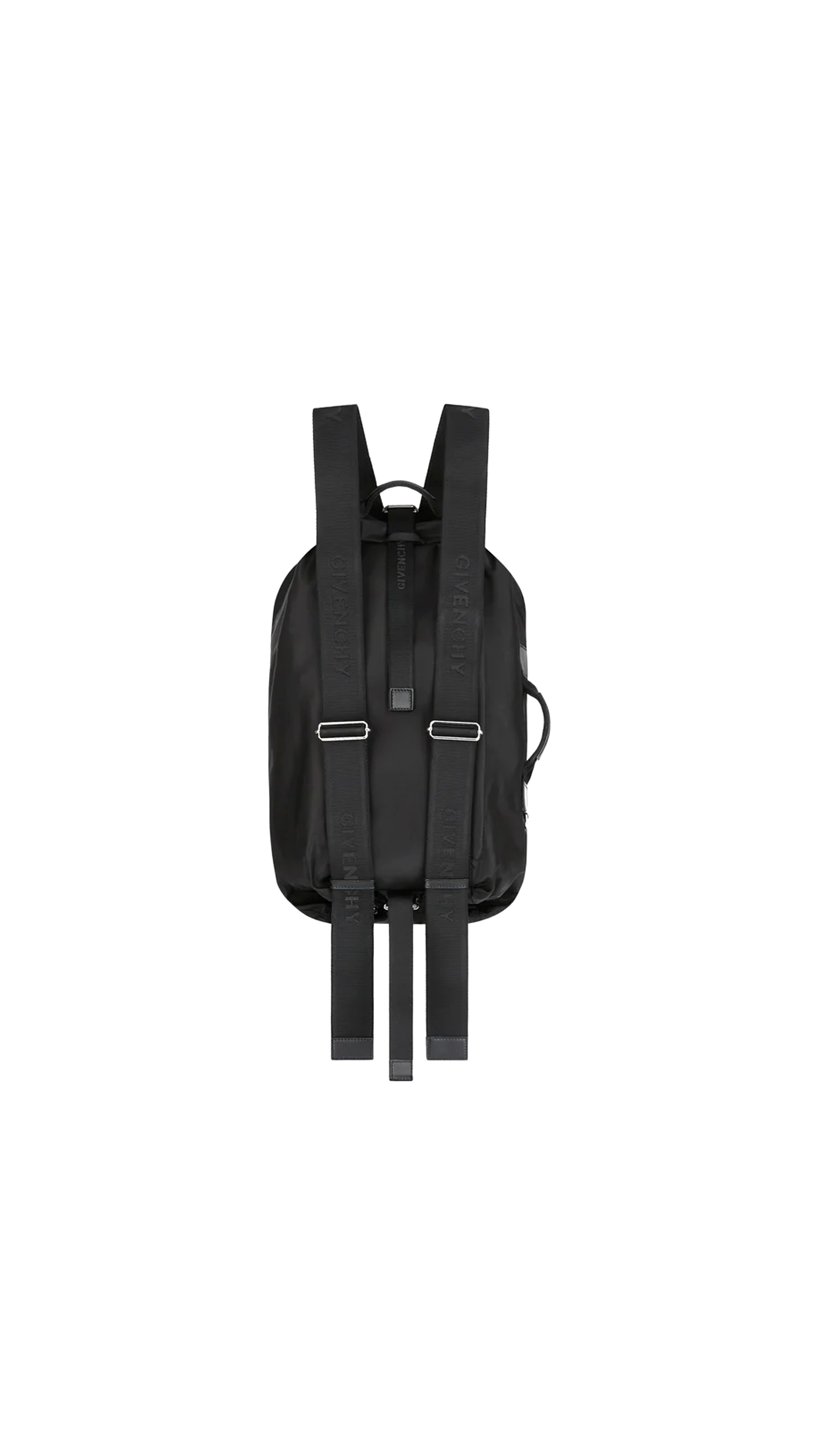 Nylon G-zip Backpack - Black