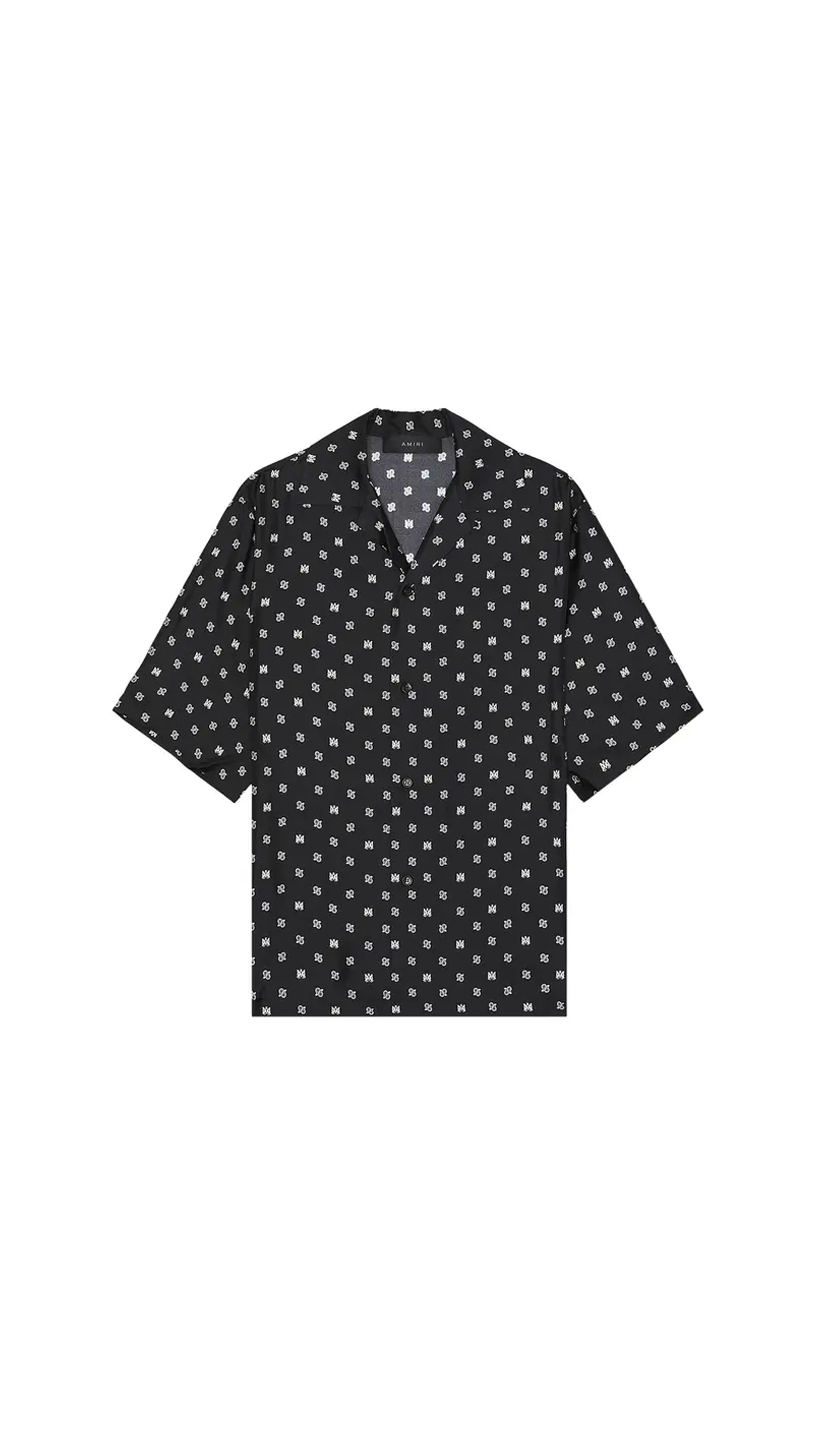 Ma Paisley Bowling Shirt - Black