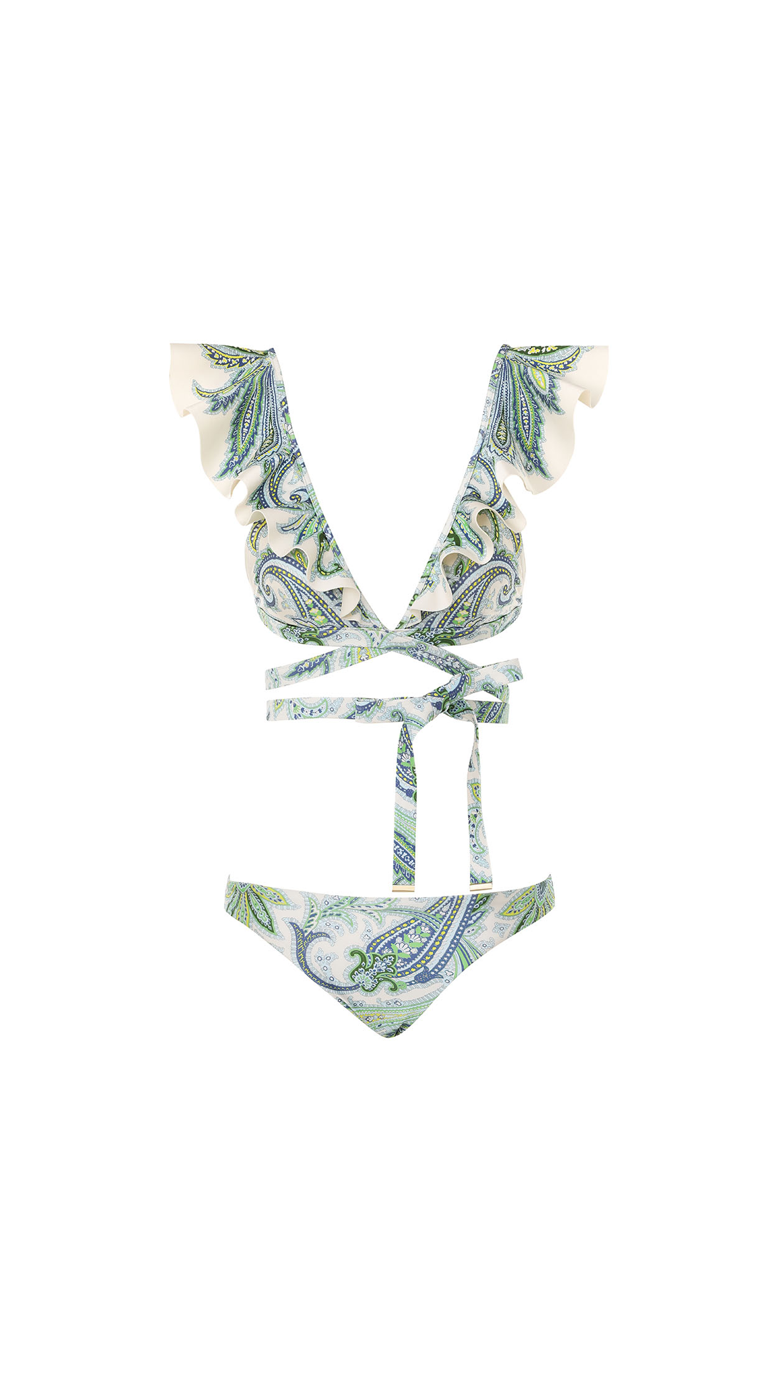 Ottie Ruffle Bikini - Multicolor