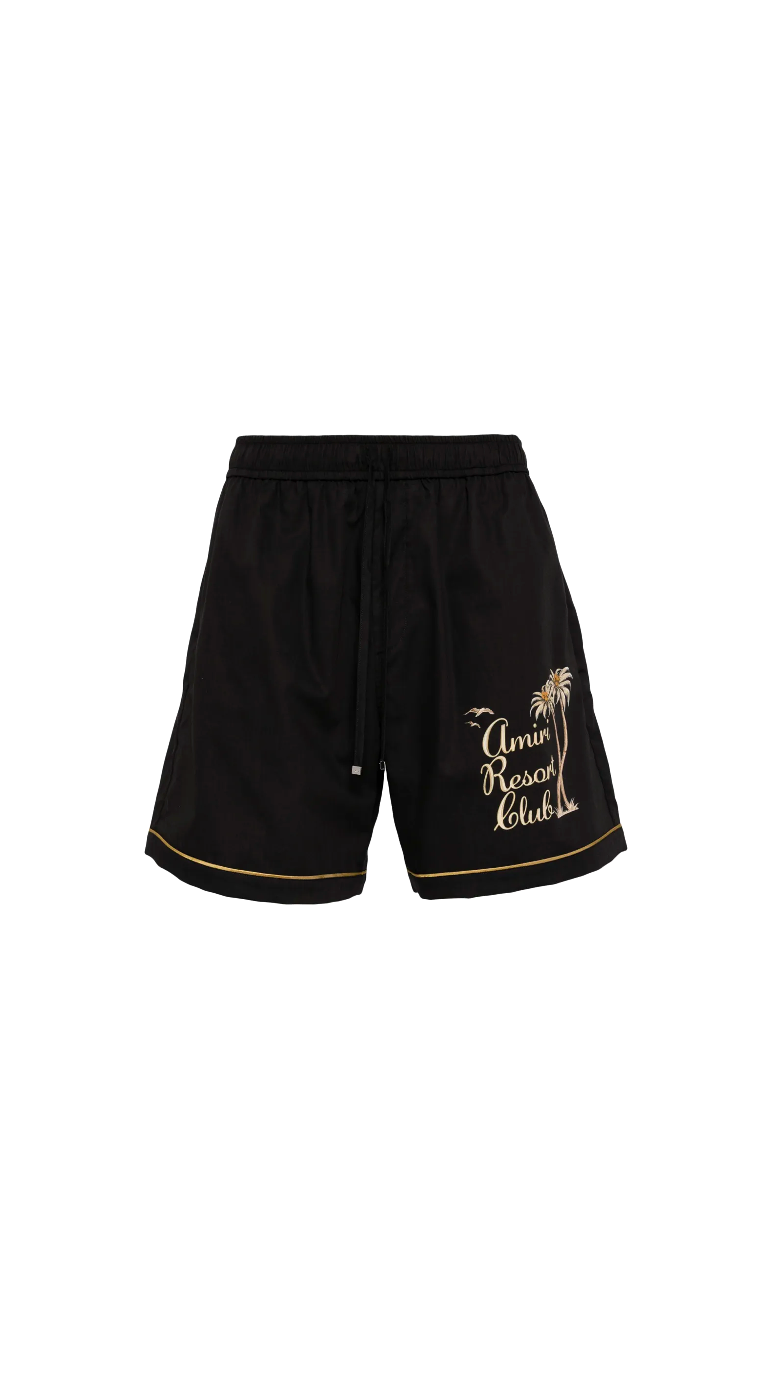 Amiri Twisted Palms Shorts - Black