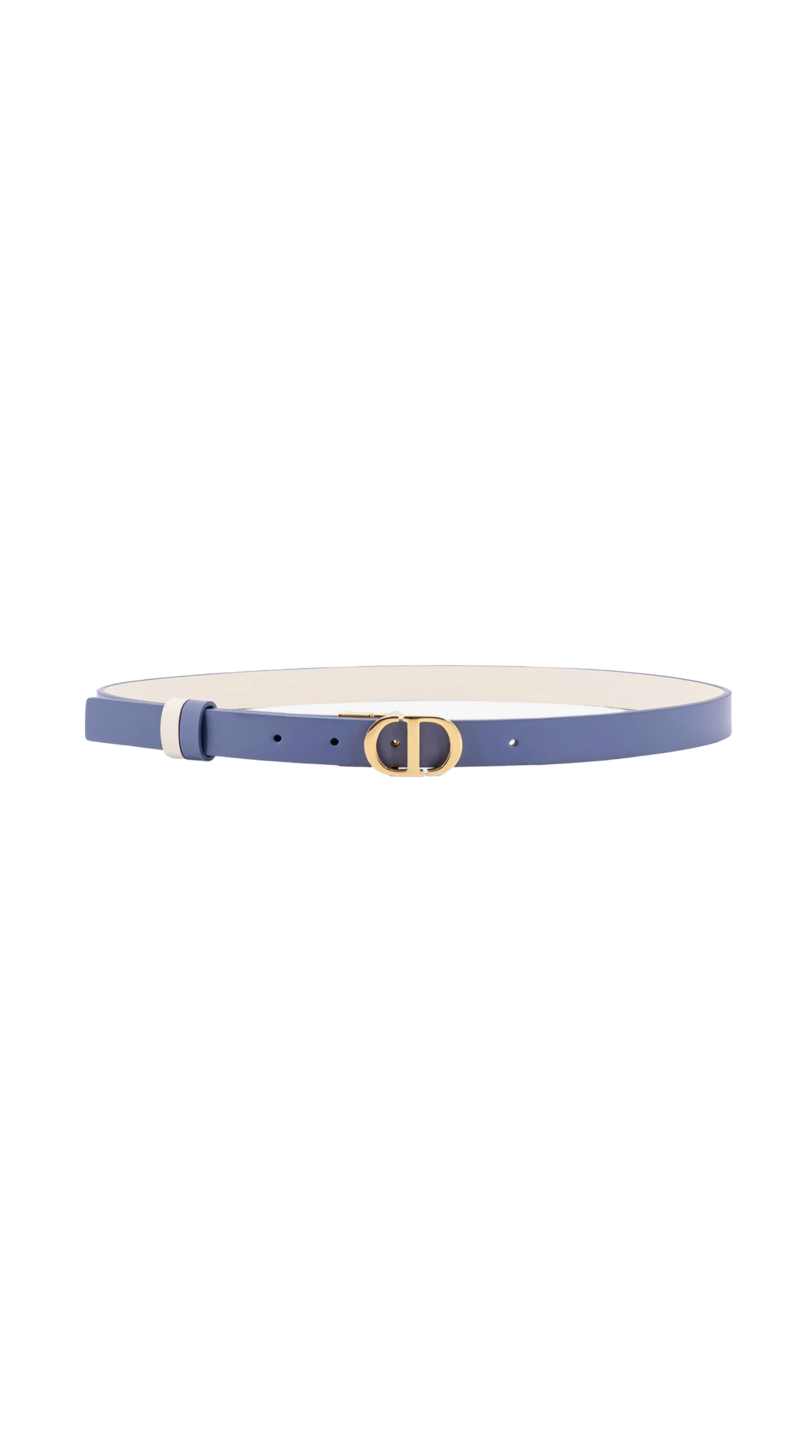 30 Montaigne Reversible Belt - Blue/Latte