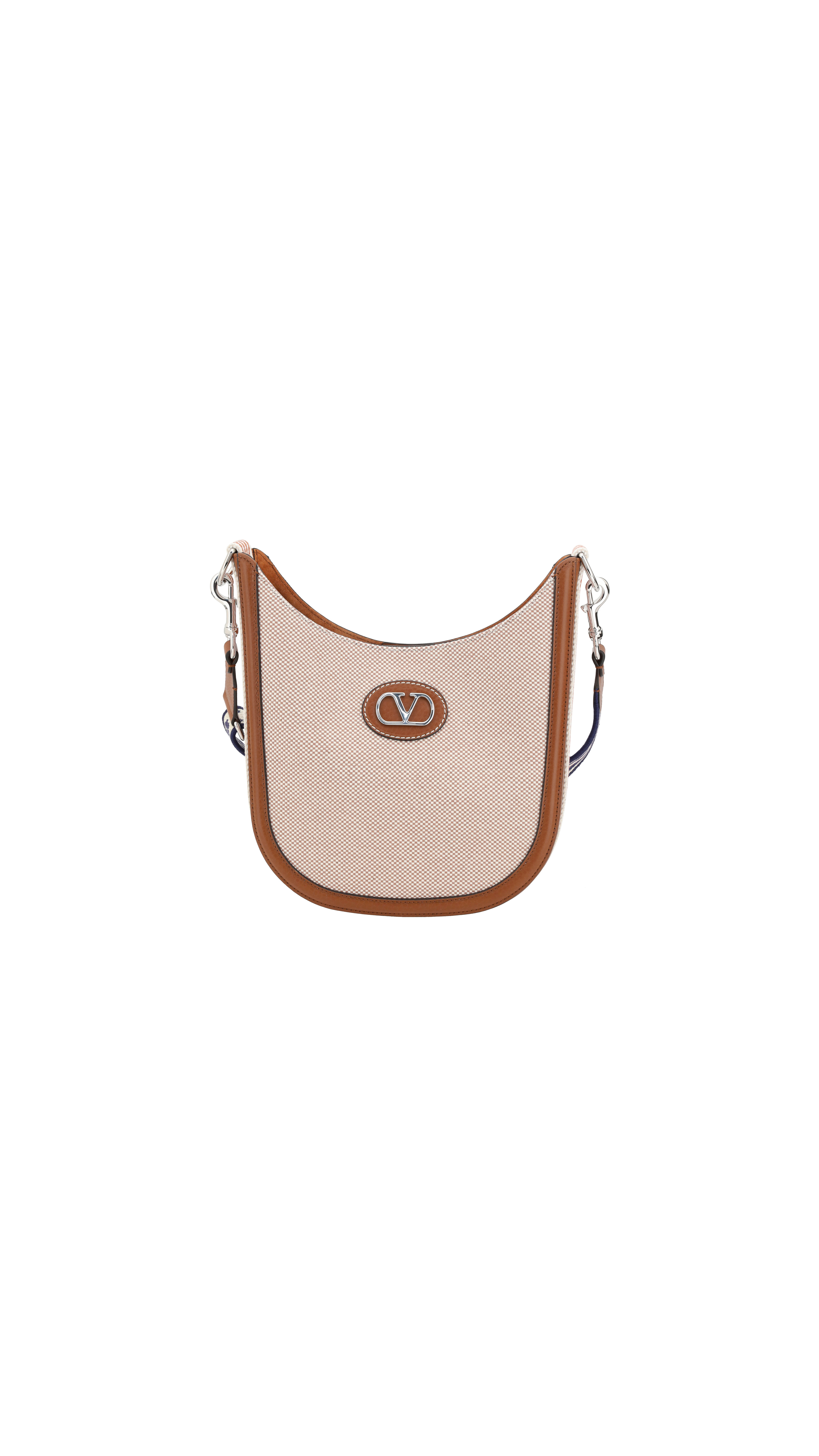 VLogo Shoulder Bag - Beige/Tabbaco