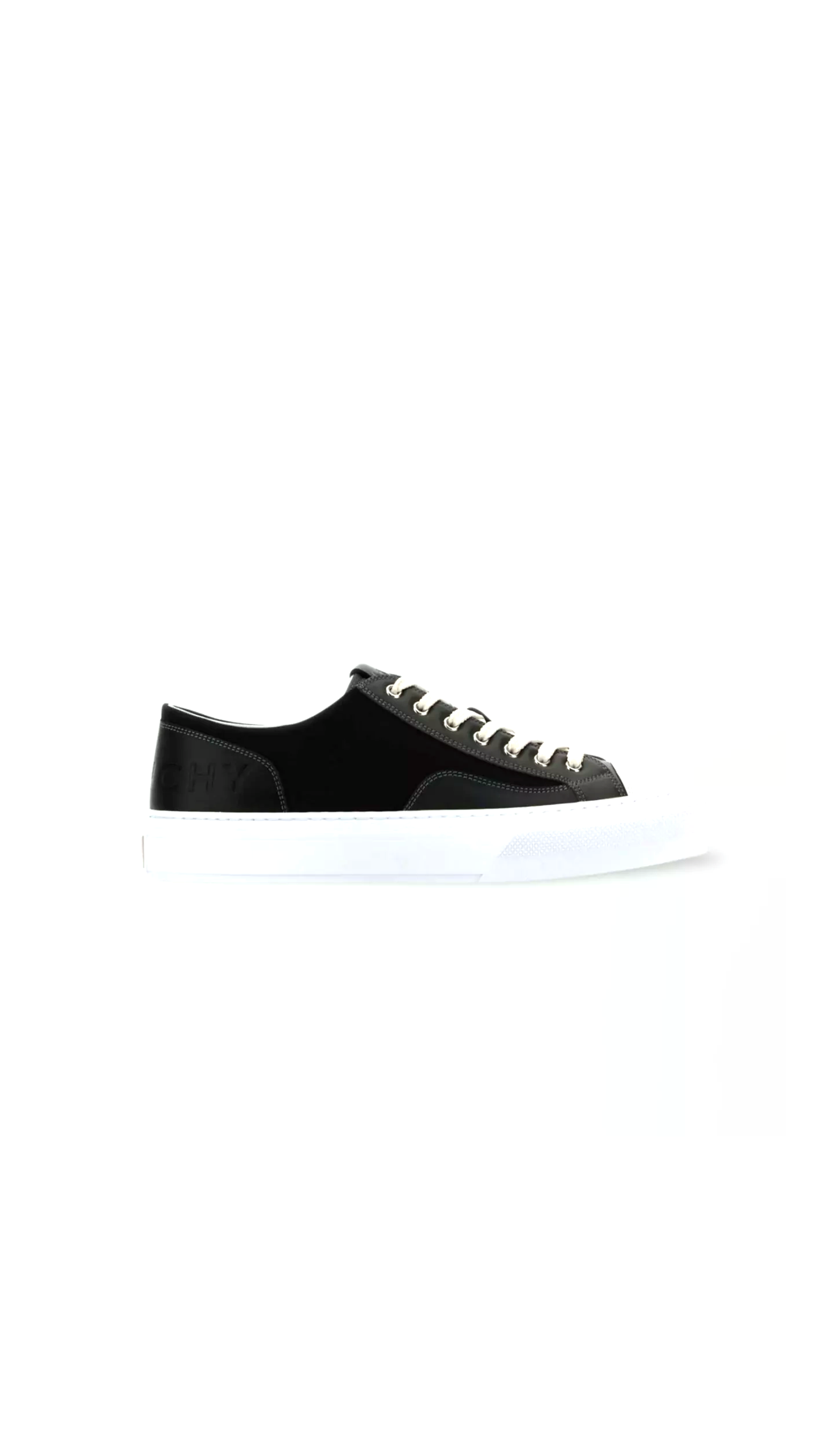 Givenchy City Sneakers in Nylon and Leather - Black