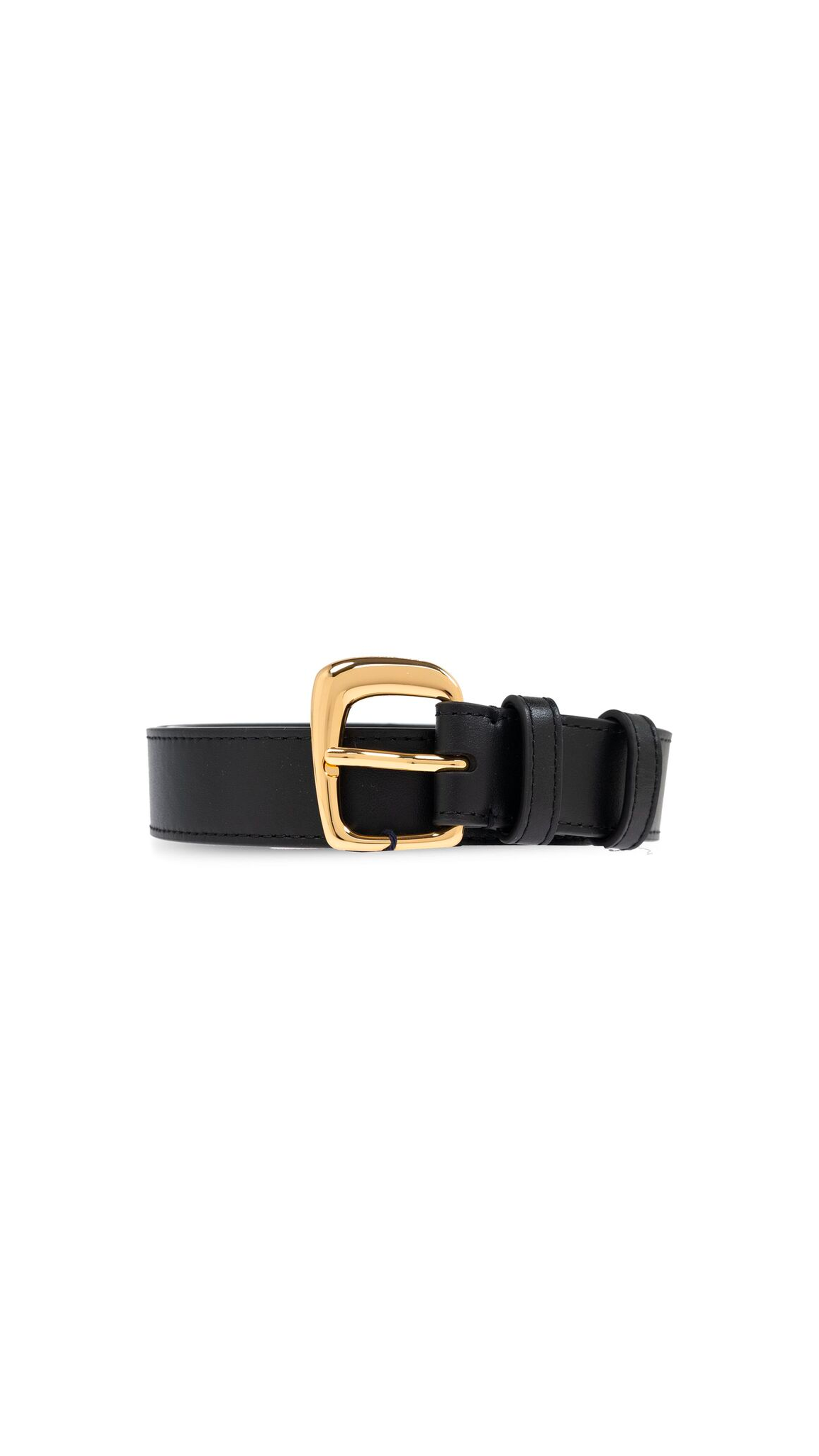 The Ovalo Belt - Black/Gold