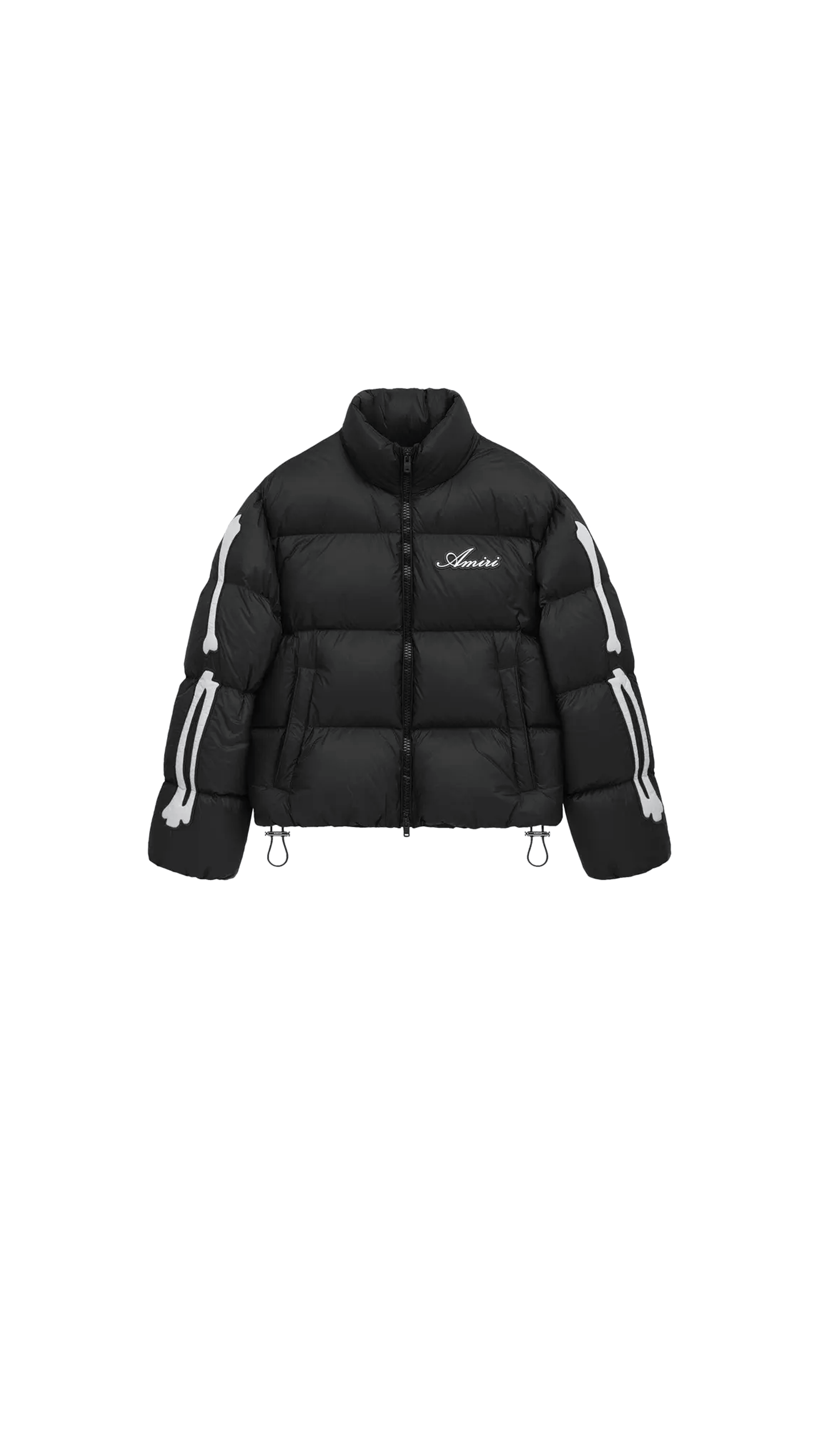 Bones Down Jacket  - Black