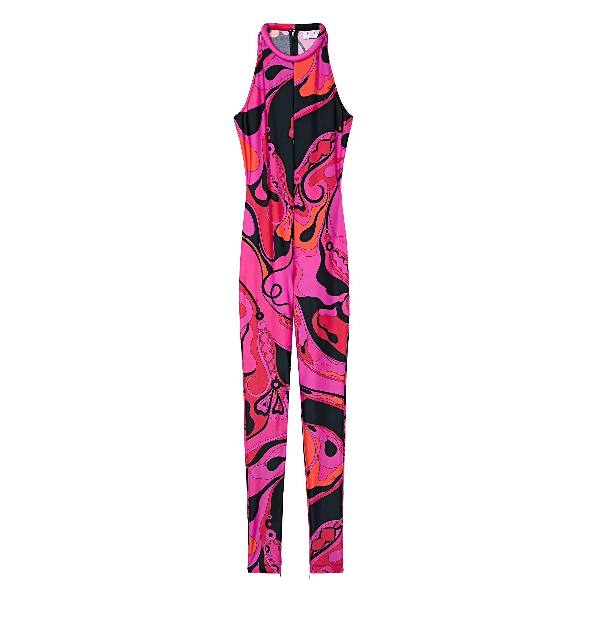 Orchidee Print Long Jumpsuit
