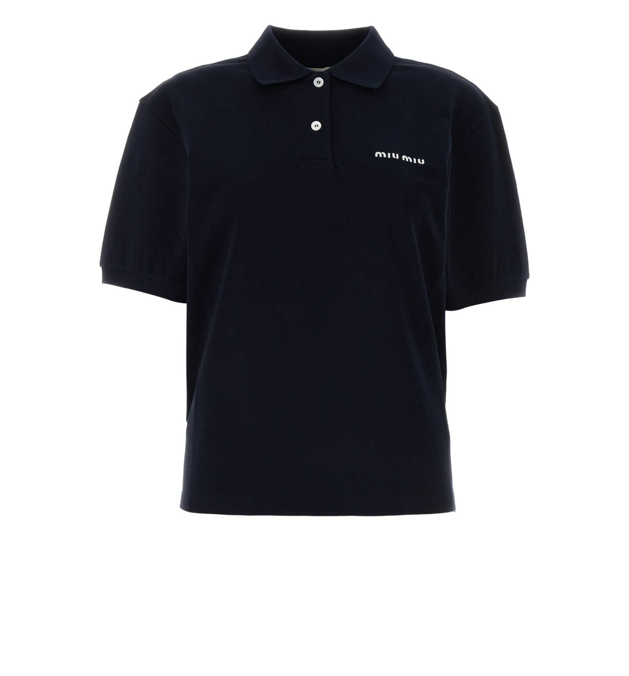 Cotton piqué polo shirt
