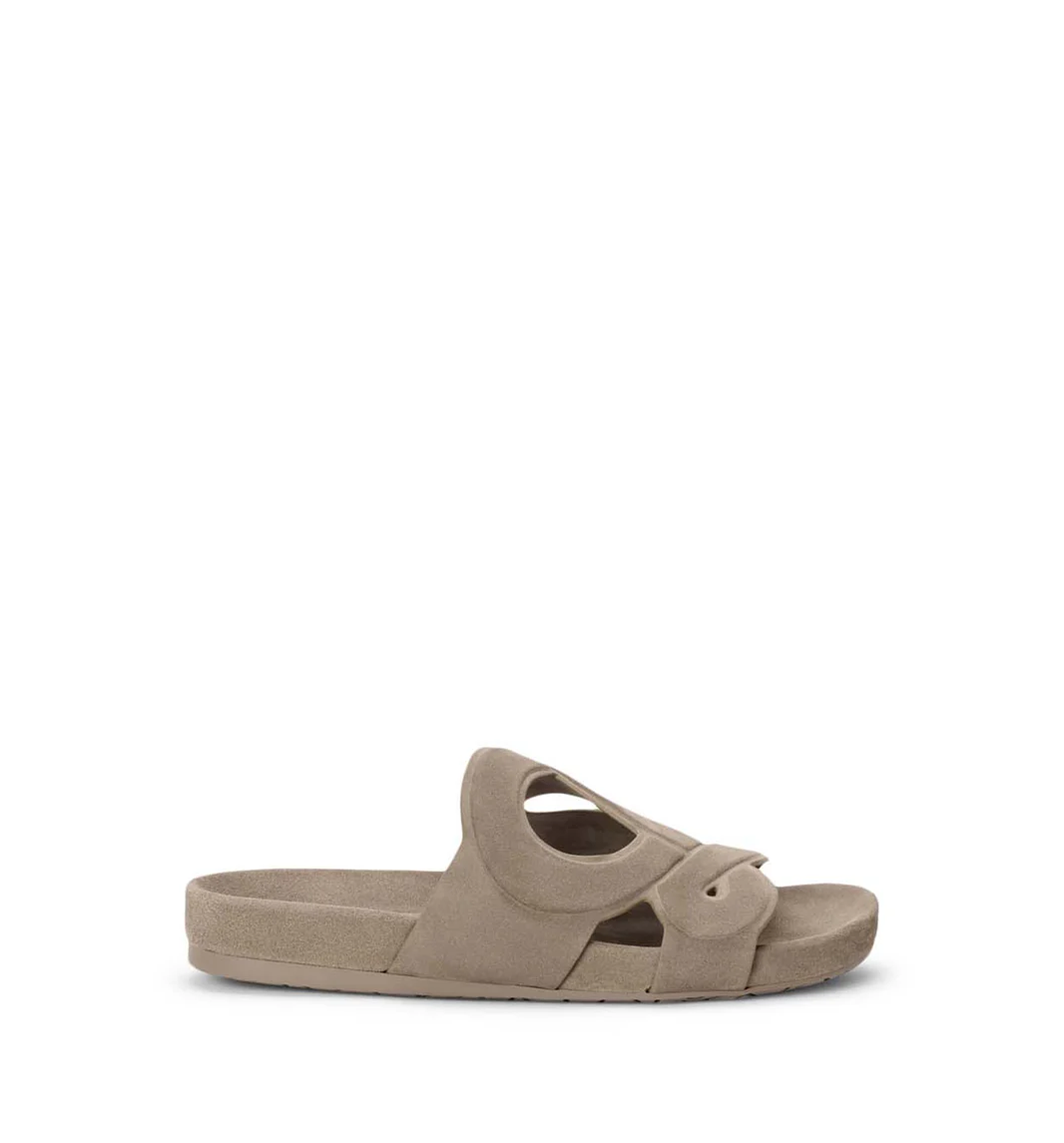 Ease Monogram slide in suede