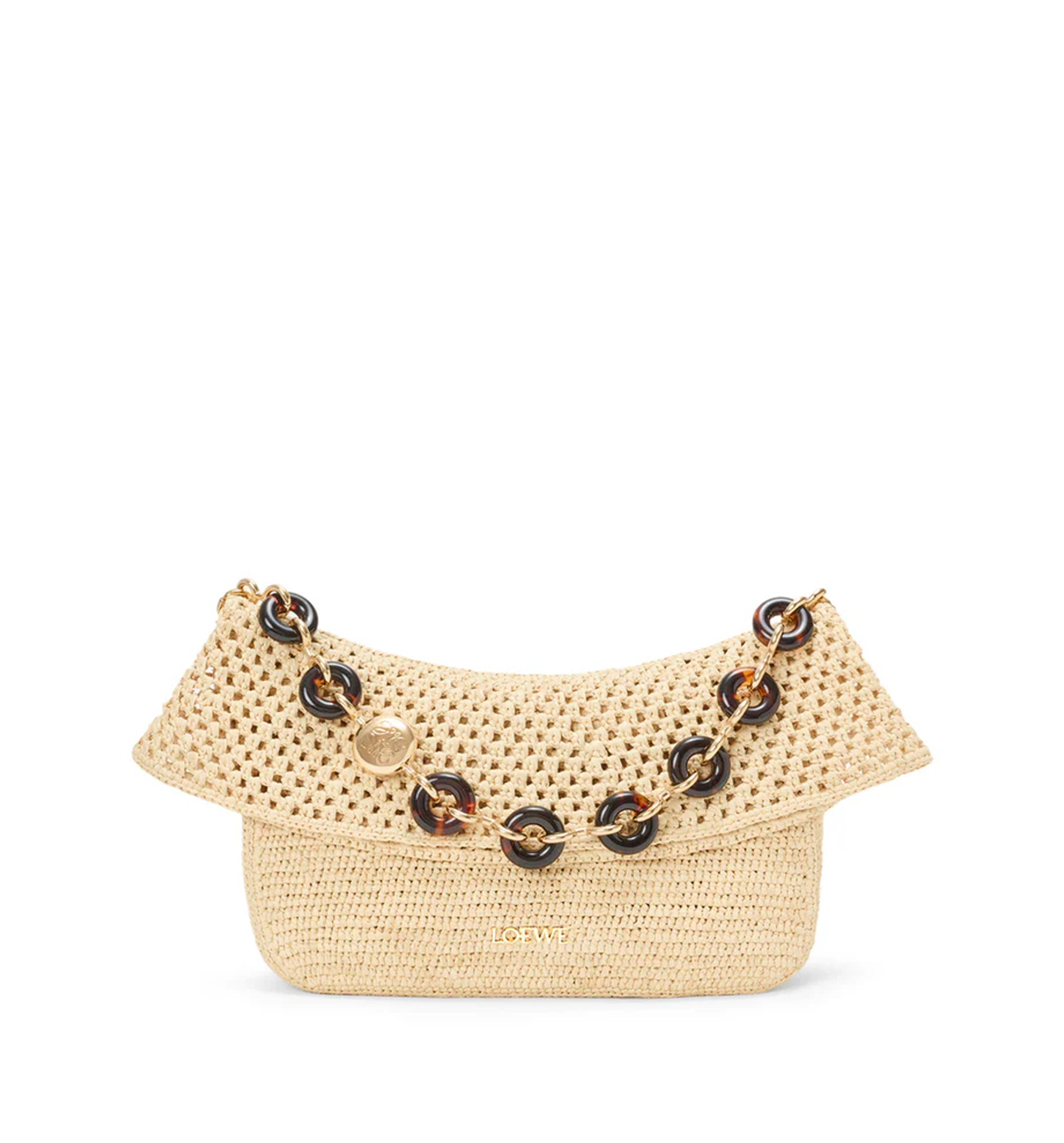 Medium Ola bag in raffia