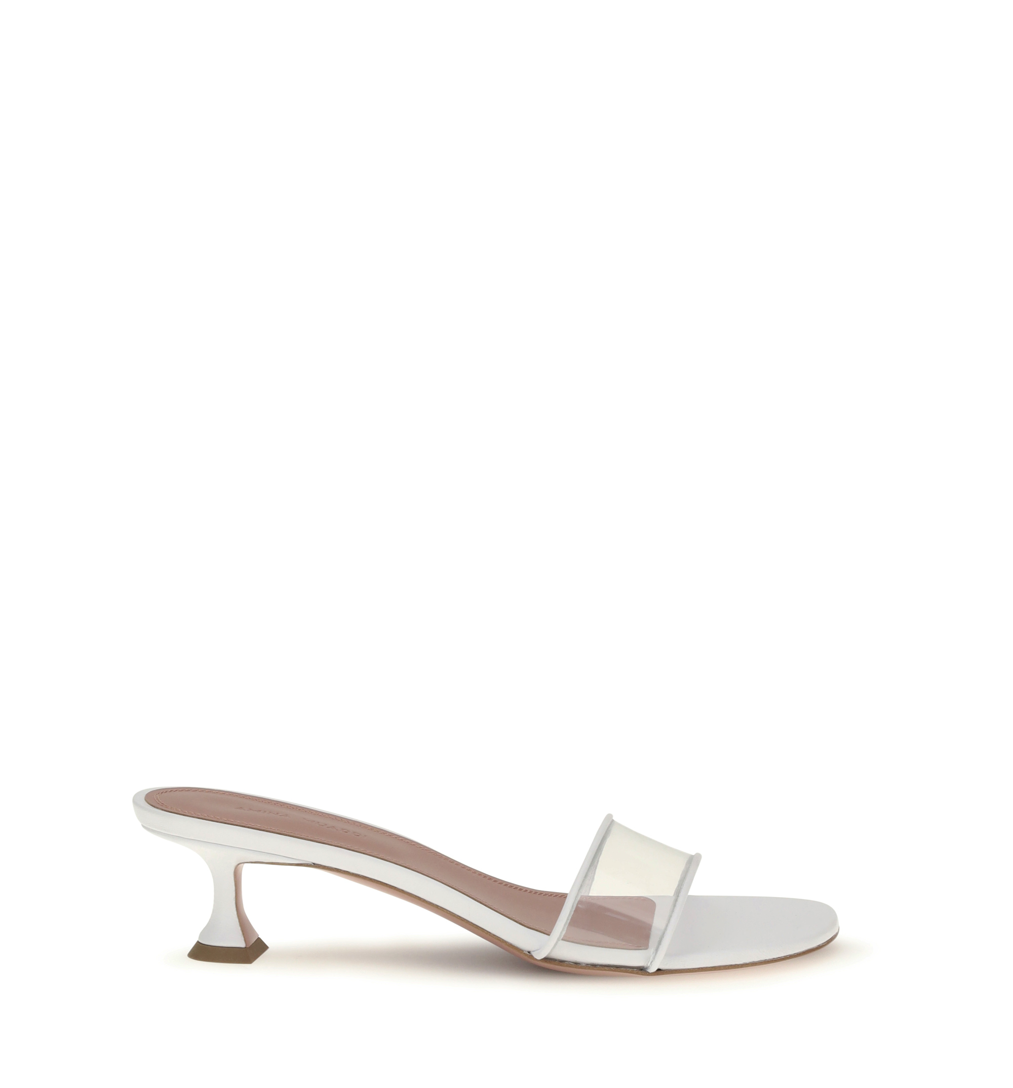 Andreea Glass Mule Sandals