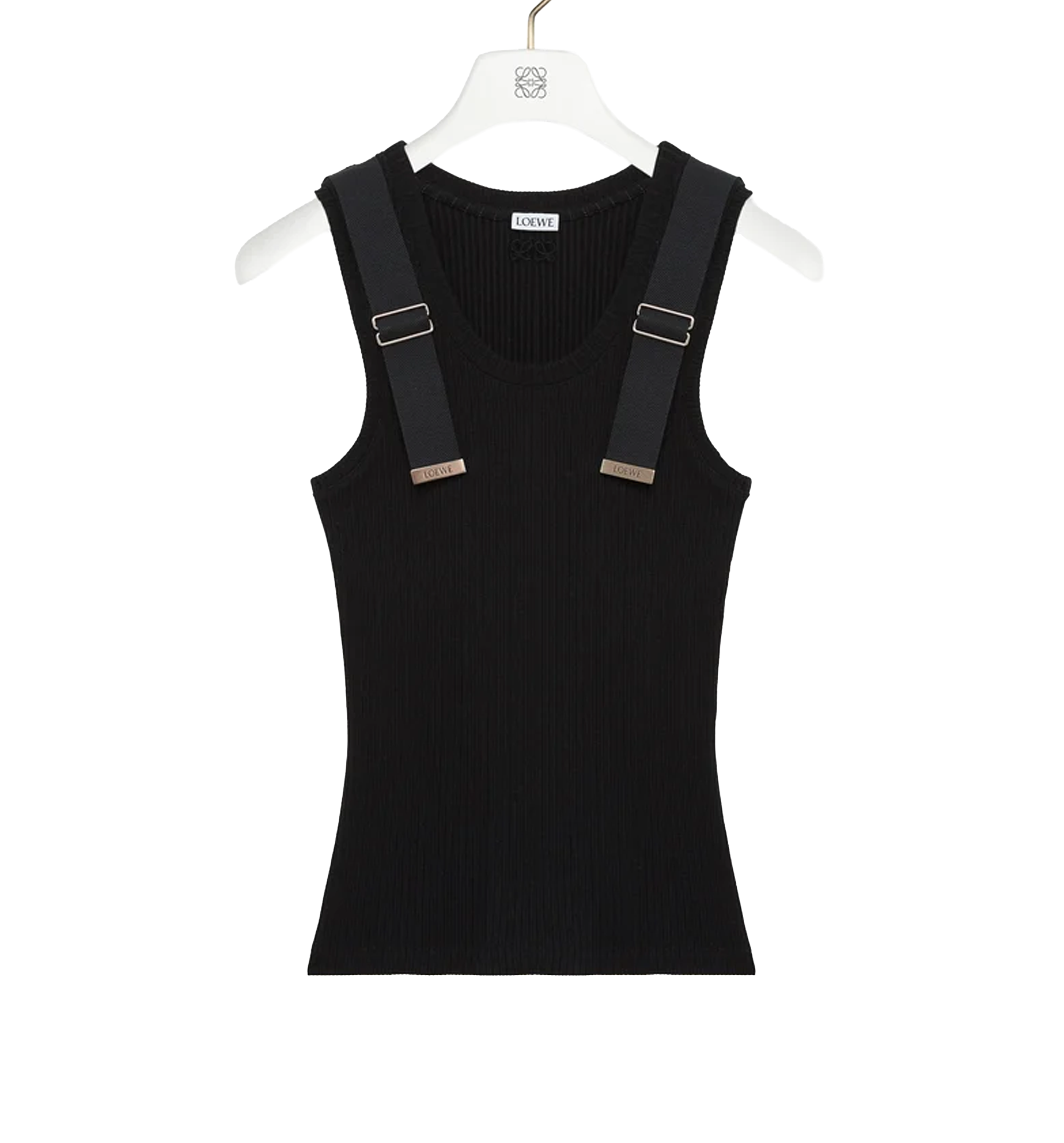 Tank top in stretch cotton