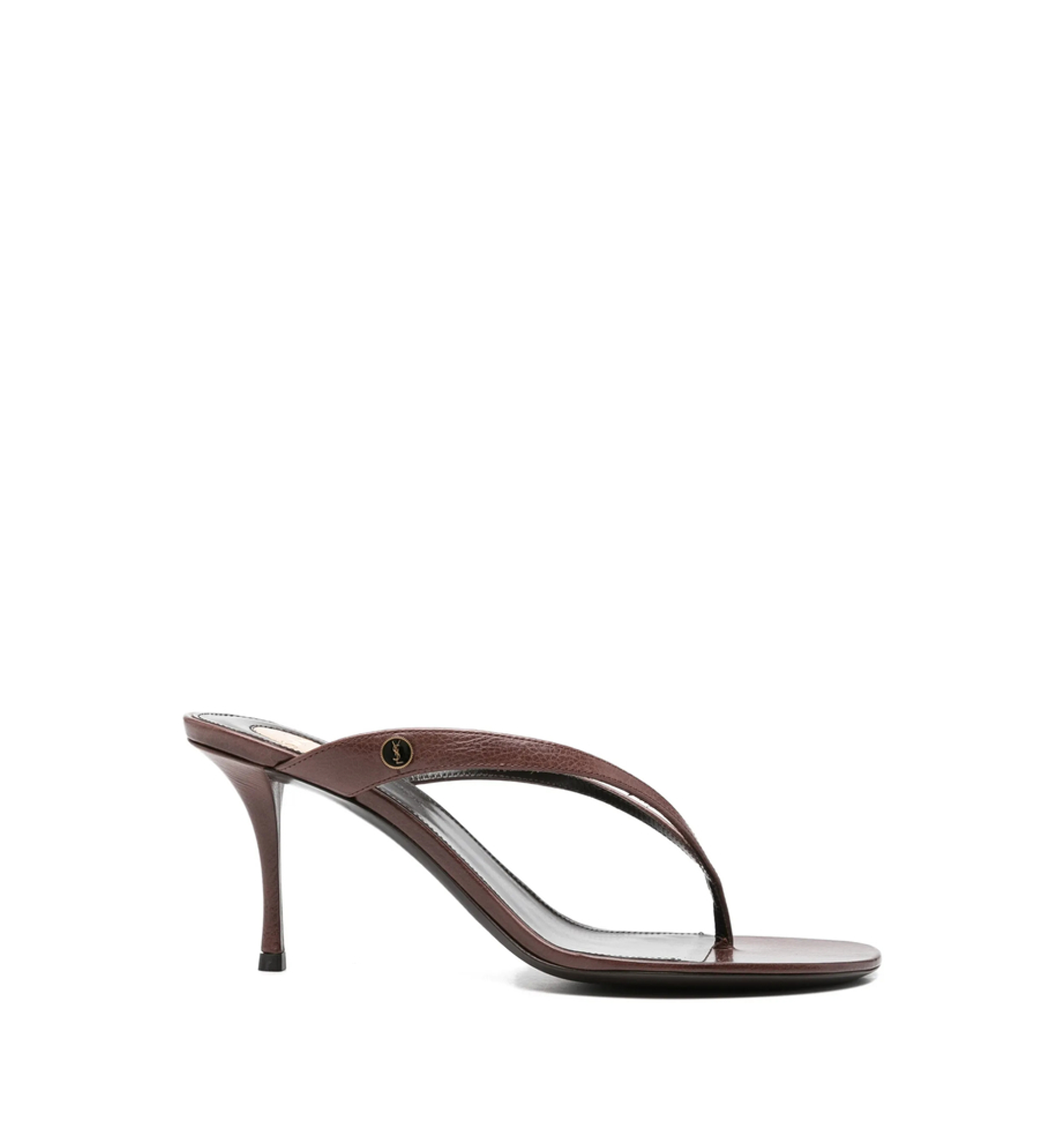 SUE mules in grained leather
