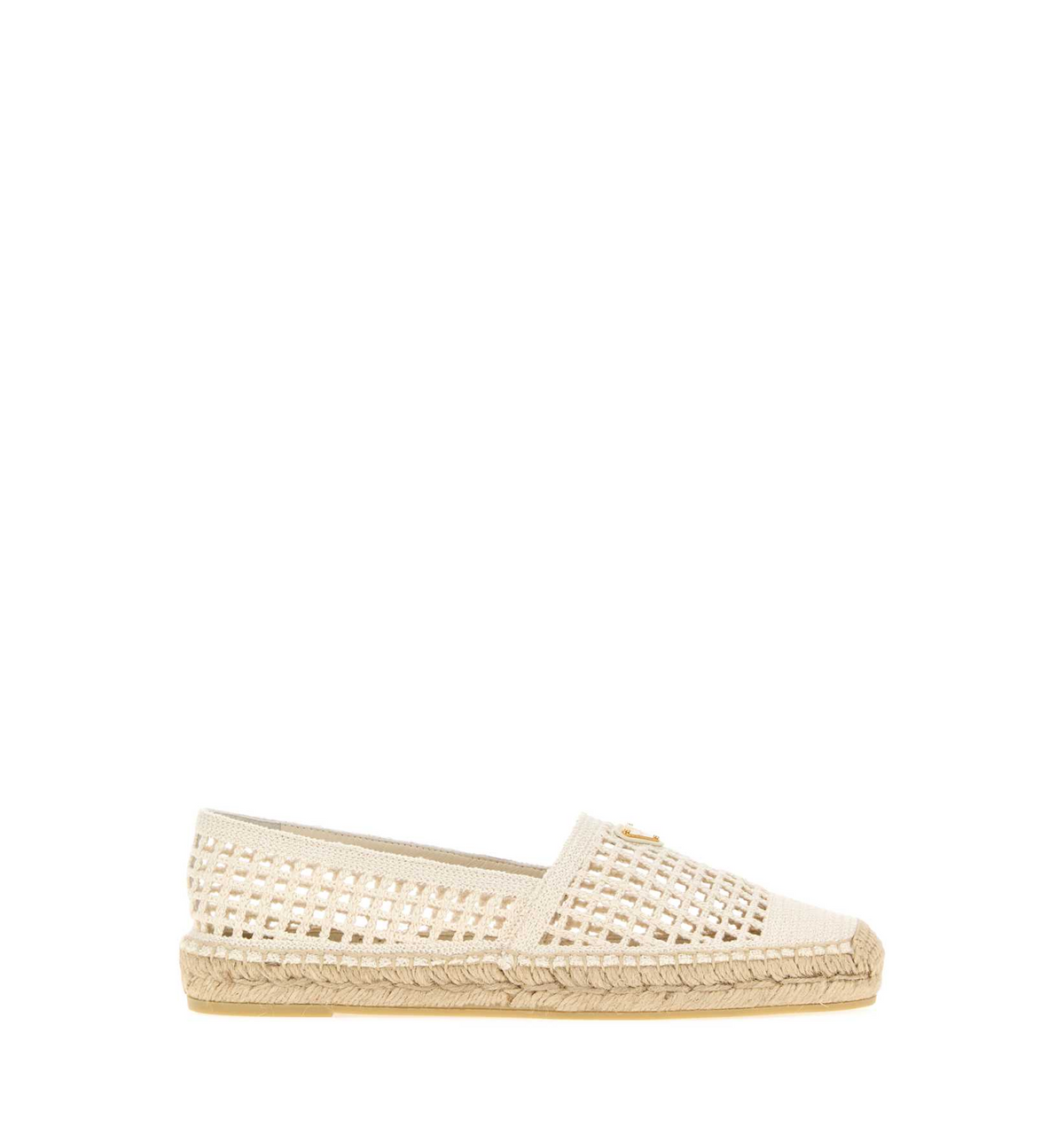 Crochet knitted espadrilles