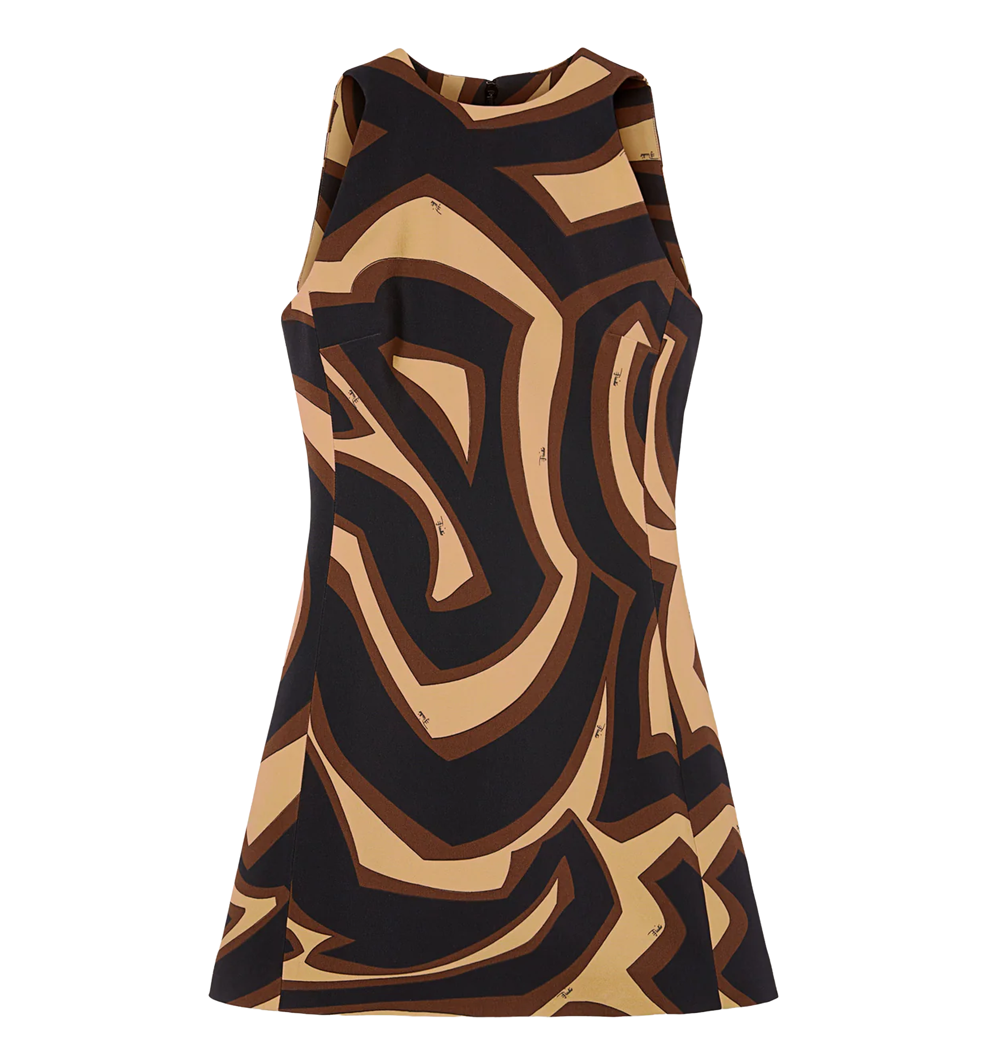 Labirinto Print A-line Dress