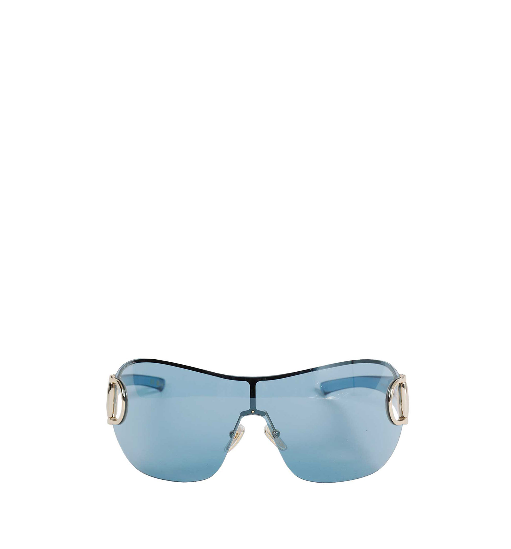 Frameless mask sunglasses