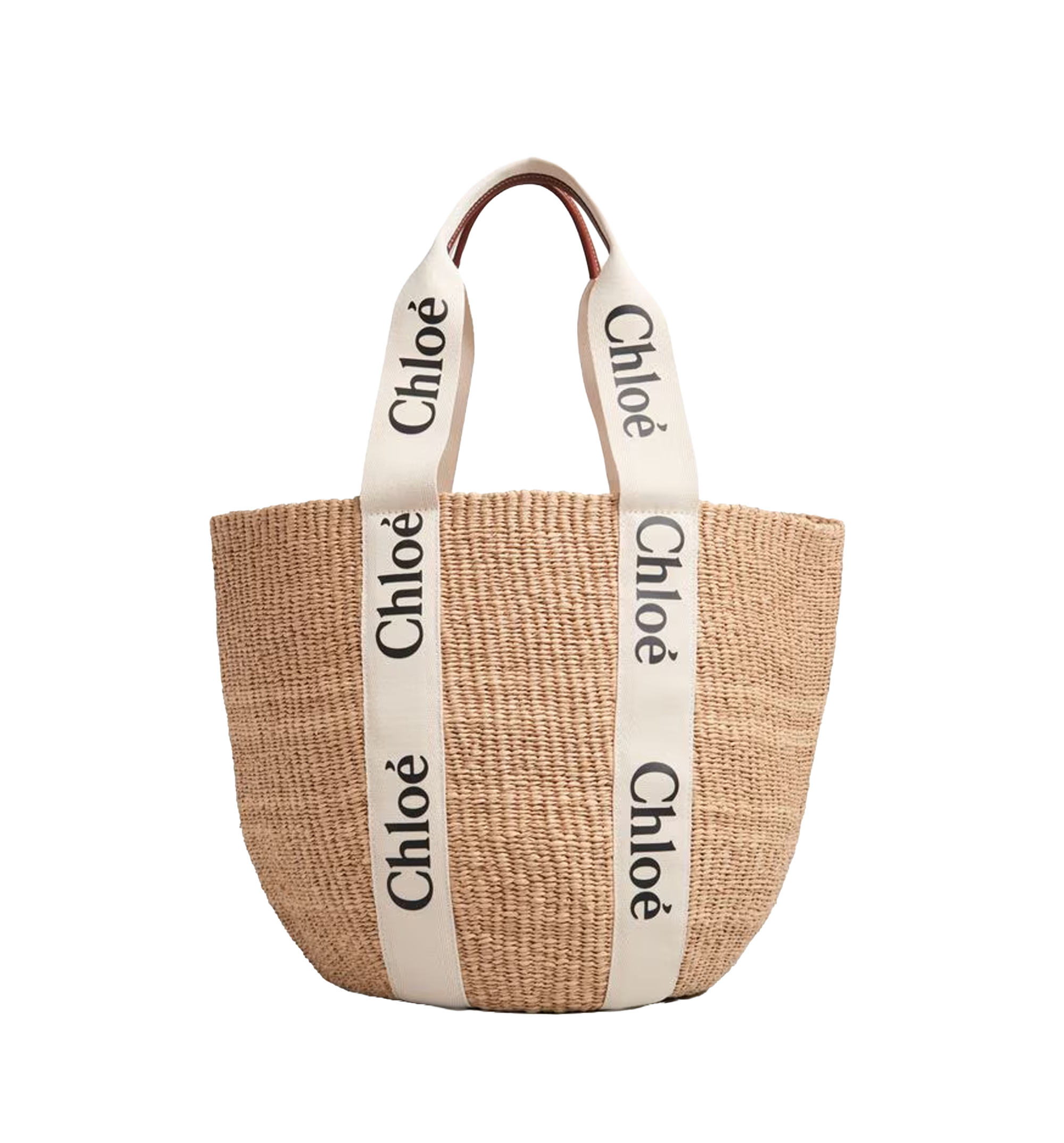 Large Woody Basket In Natural Fibers