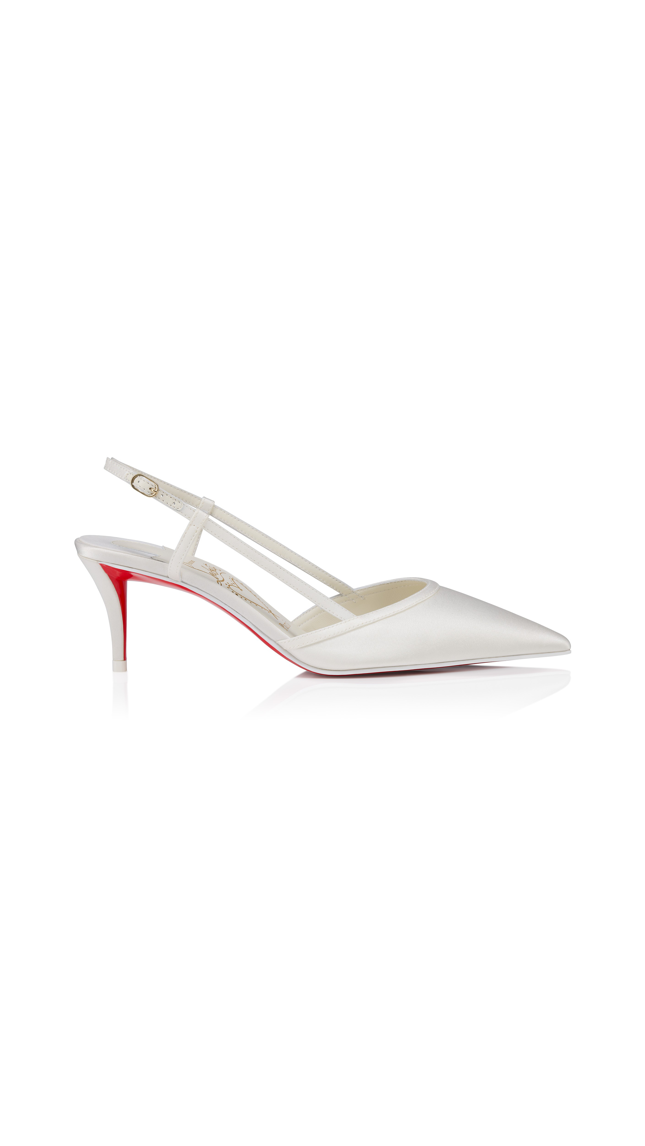 Miss Z Sling in Crepe Satin - Ivory