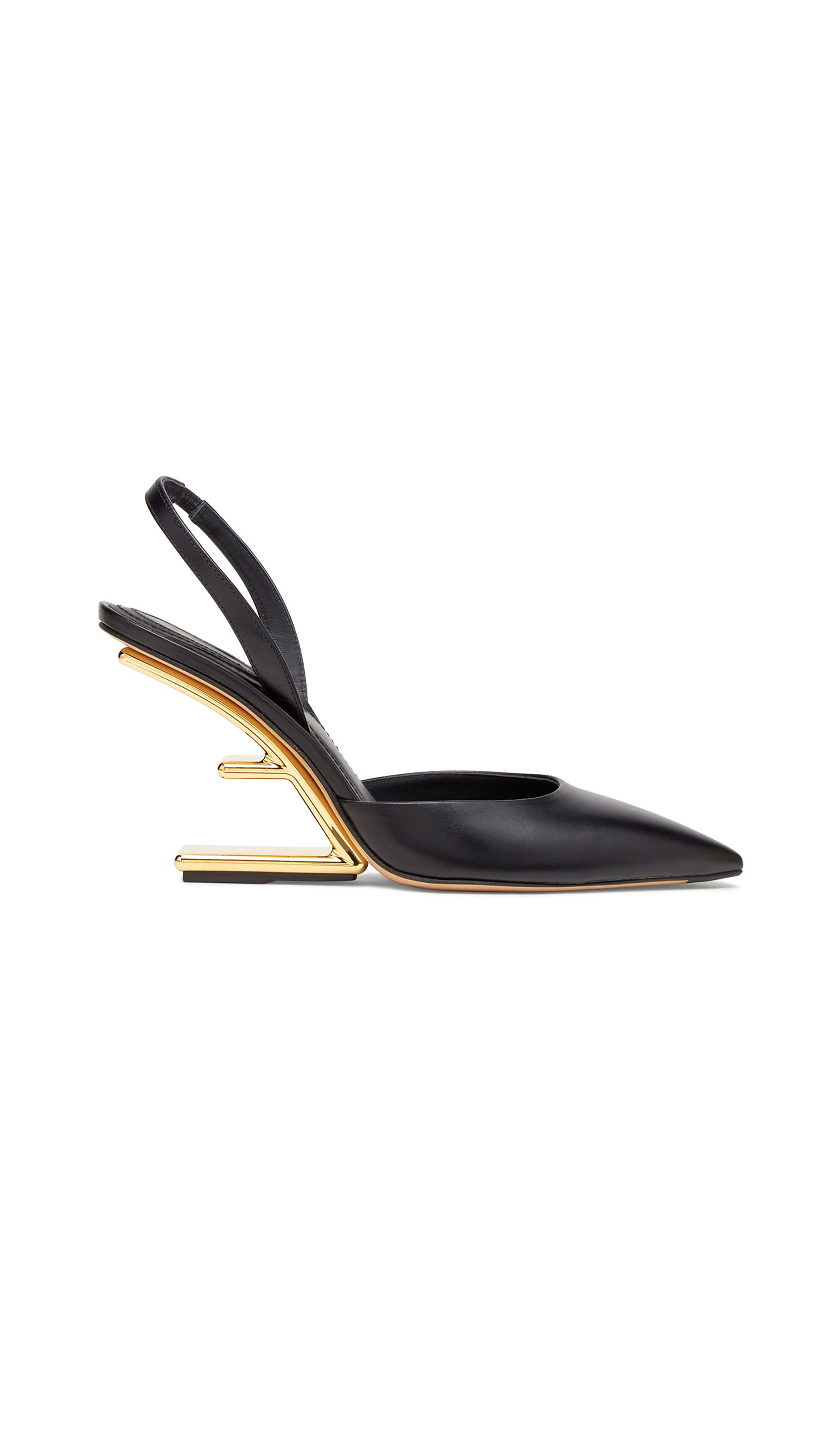 Fendi First Slingbacks - Black